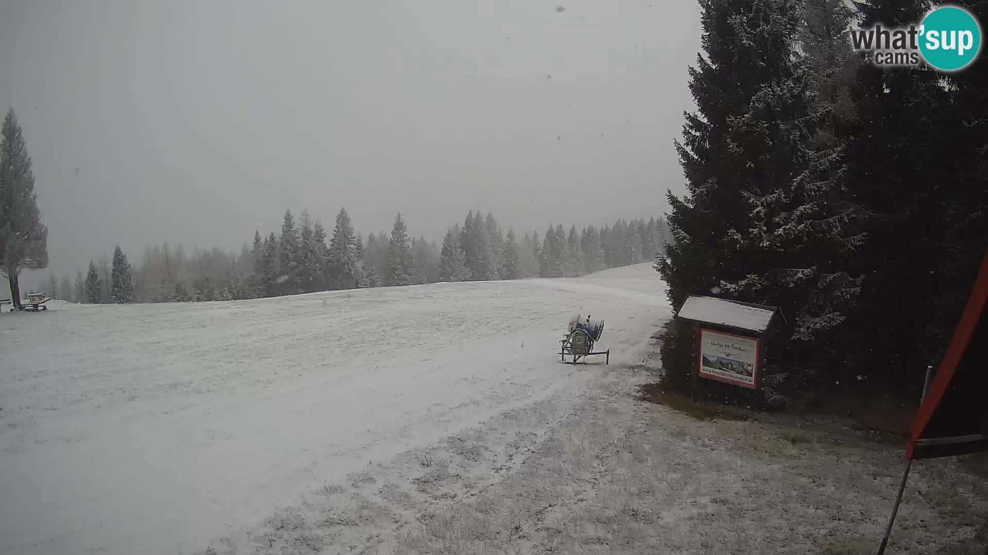 Škola skijanja Novinar – webcam skijalište Cerkno – Slovenija