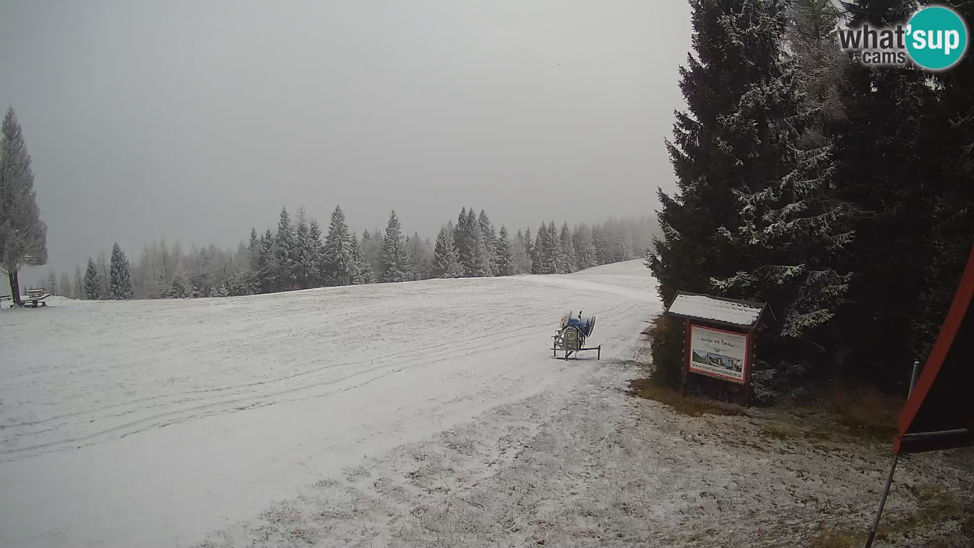 Smučarska šola Novinar – spletna kamera smučišče Cerkno