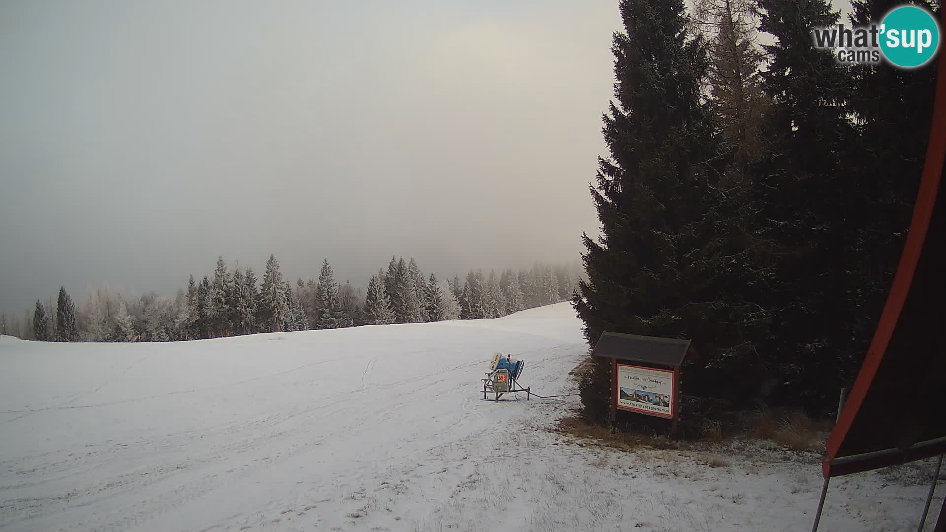 Škola skijanja Novinar – webcam skijalište Cerkno – Slovenija