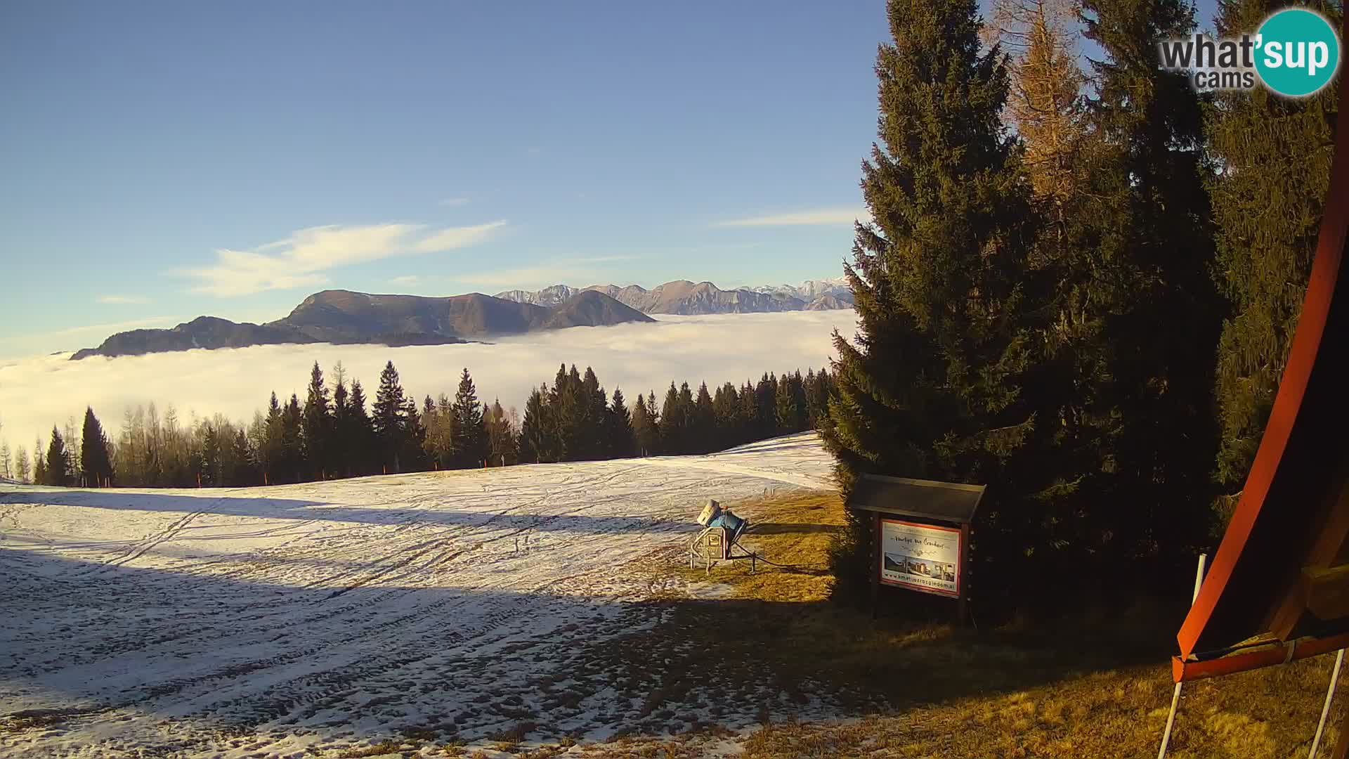 Smučarska šola Novinar – spletna kamera smučišče Cerkno