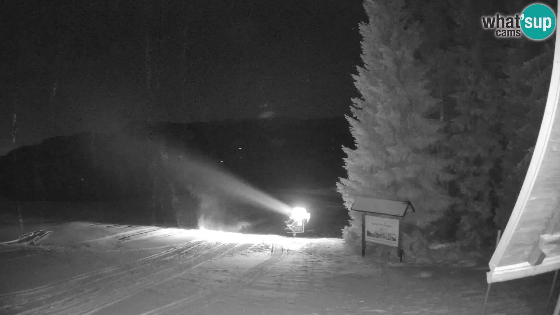 Škola skijanja Novinar – webcam skijalište Cerkno – Slovenija