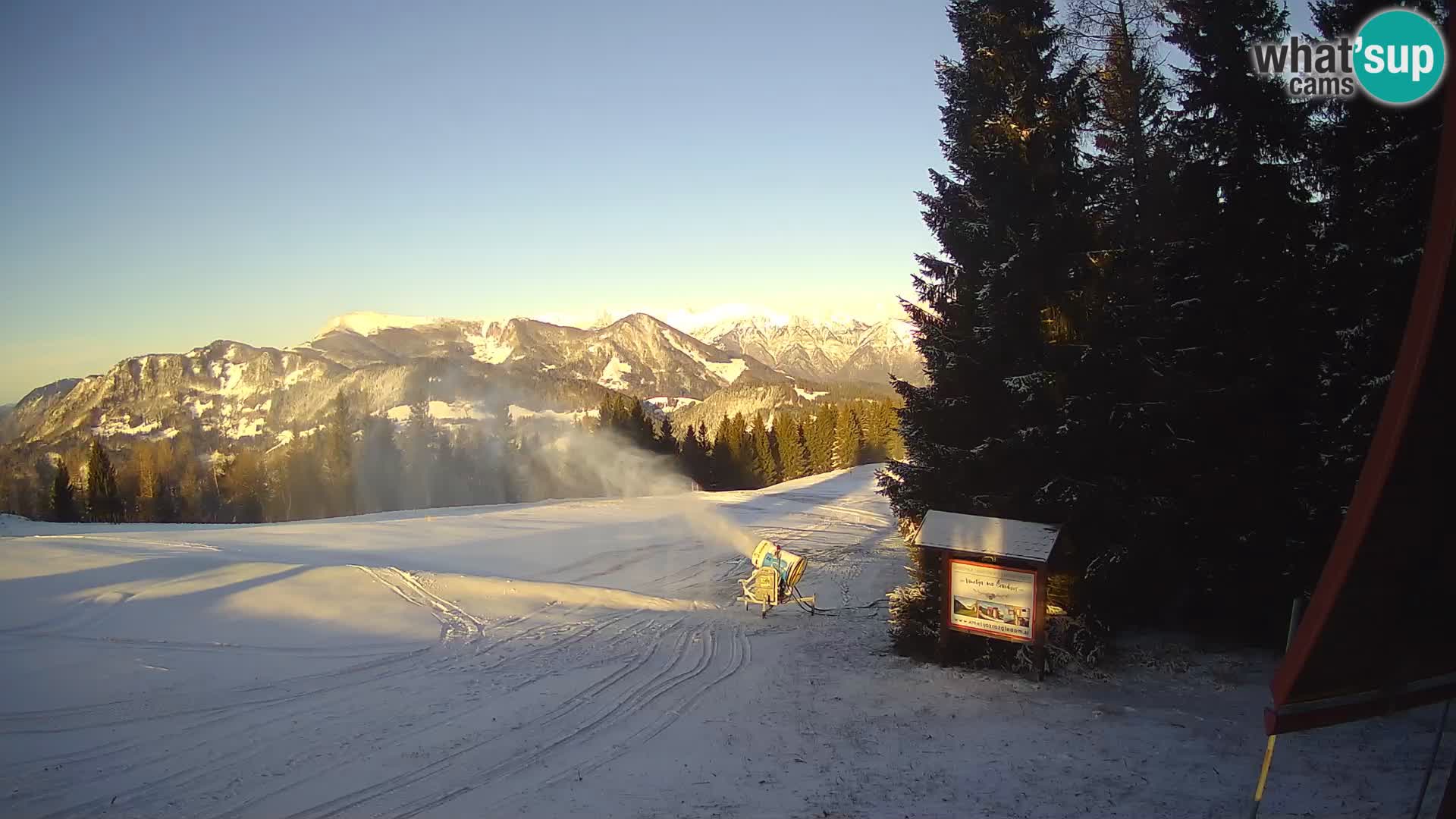 Skischule Novinar – Webcam Skigebiet Cerkno – Slowenien