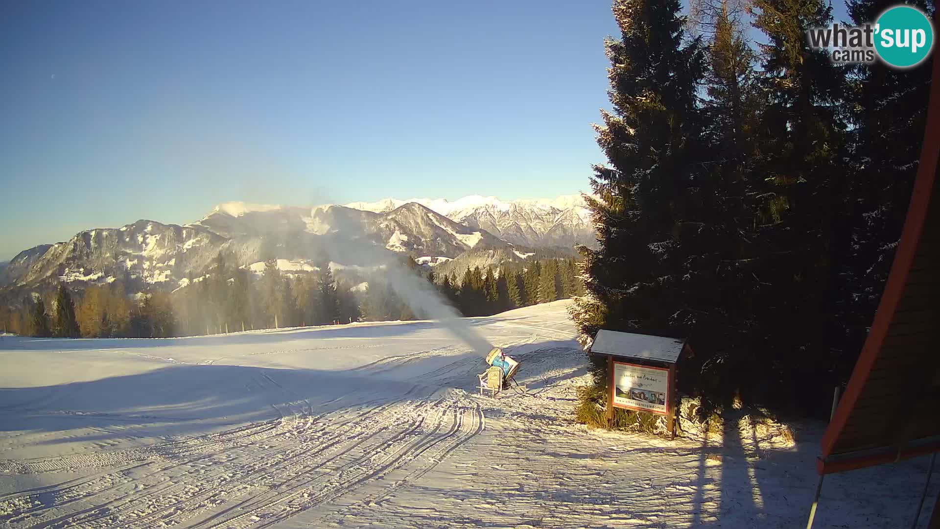 École de ski Novinar – webcam station de ski Cerkno – Slovénie