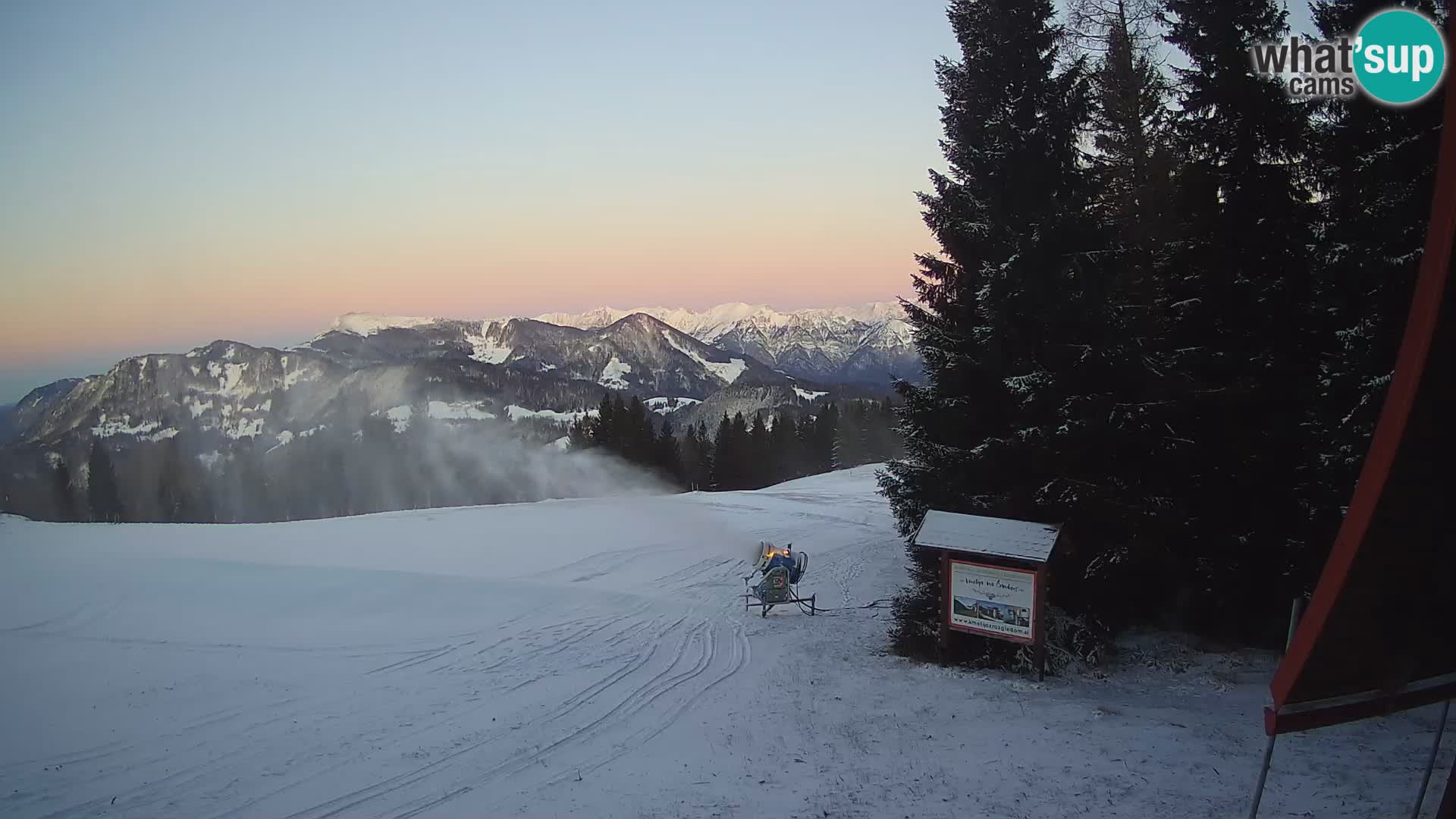 École de ski Novinar – webcam station de ski Cerkno – Slovénie