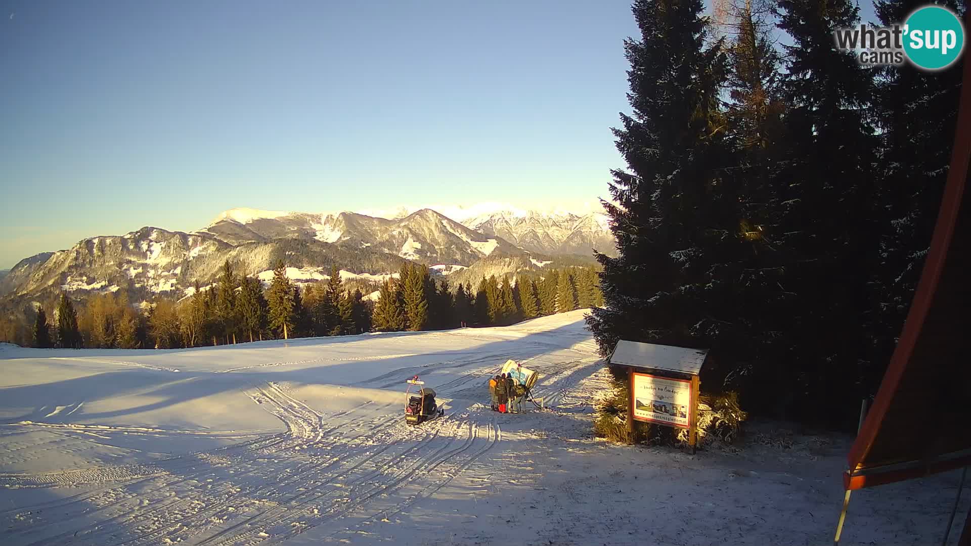 École de ski Novinar – webcam station de ski Cerkno – Slovénie