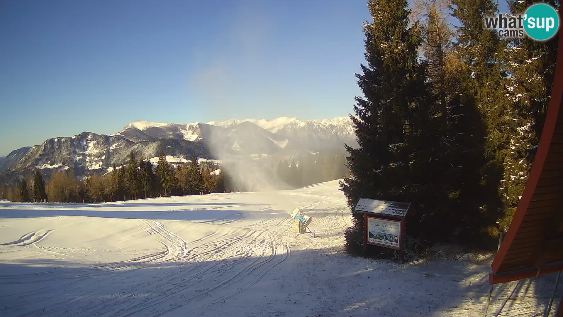 École de ski Novinar – webcam station de ski Cerkno – Slovénie