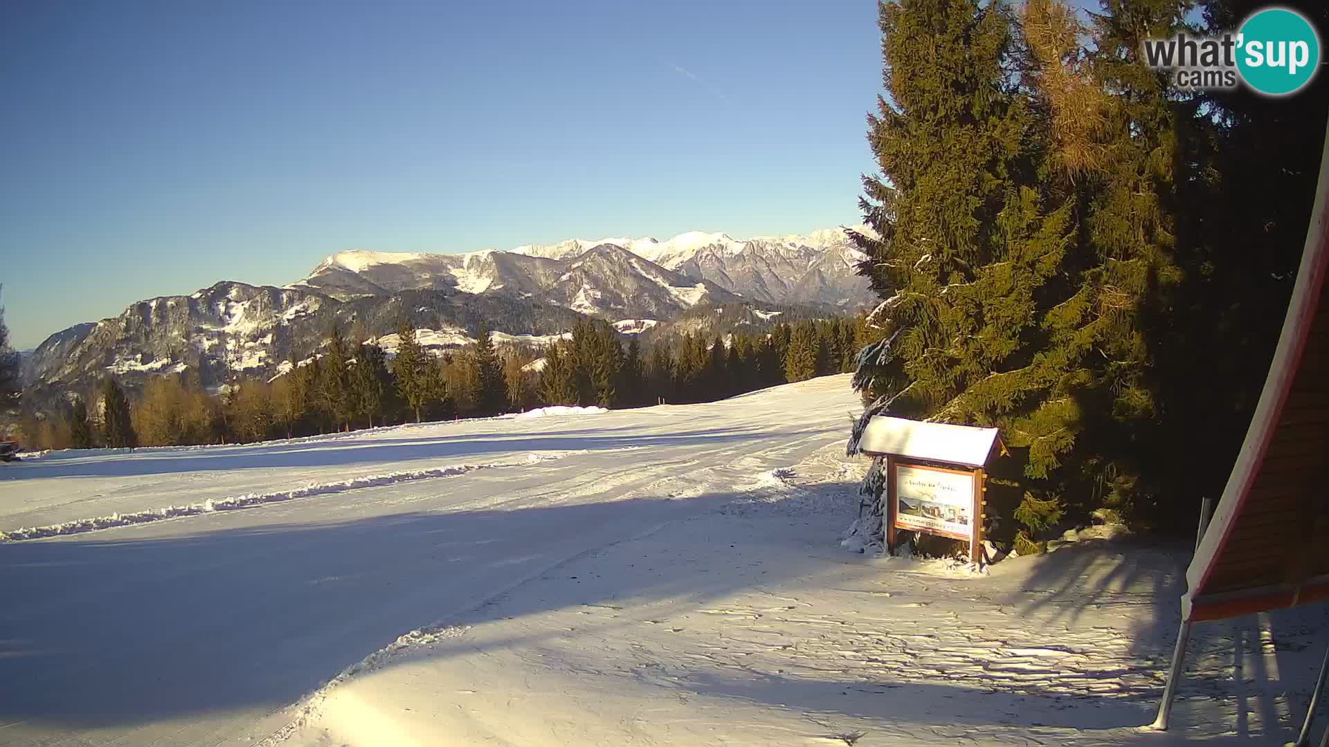 École de ski Novinar – webcam station de ski Cerkno – Slovénie