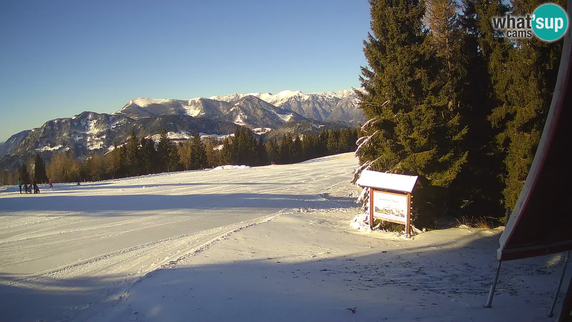 Škola skijanja Novinar – webcam skijalište Cerkno – Slovenija