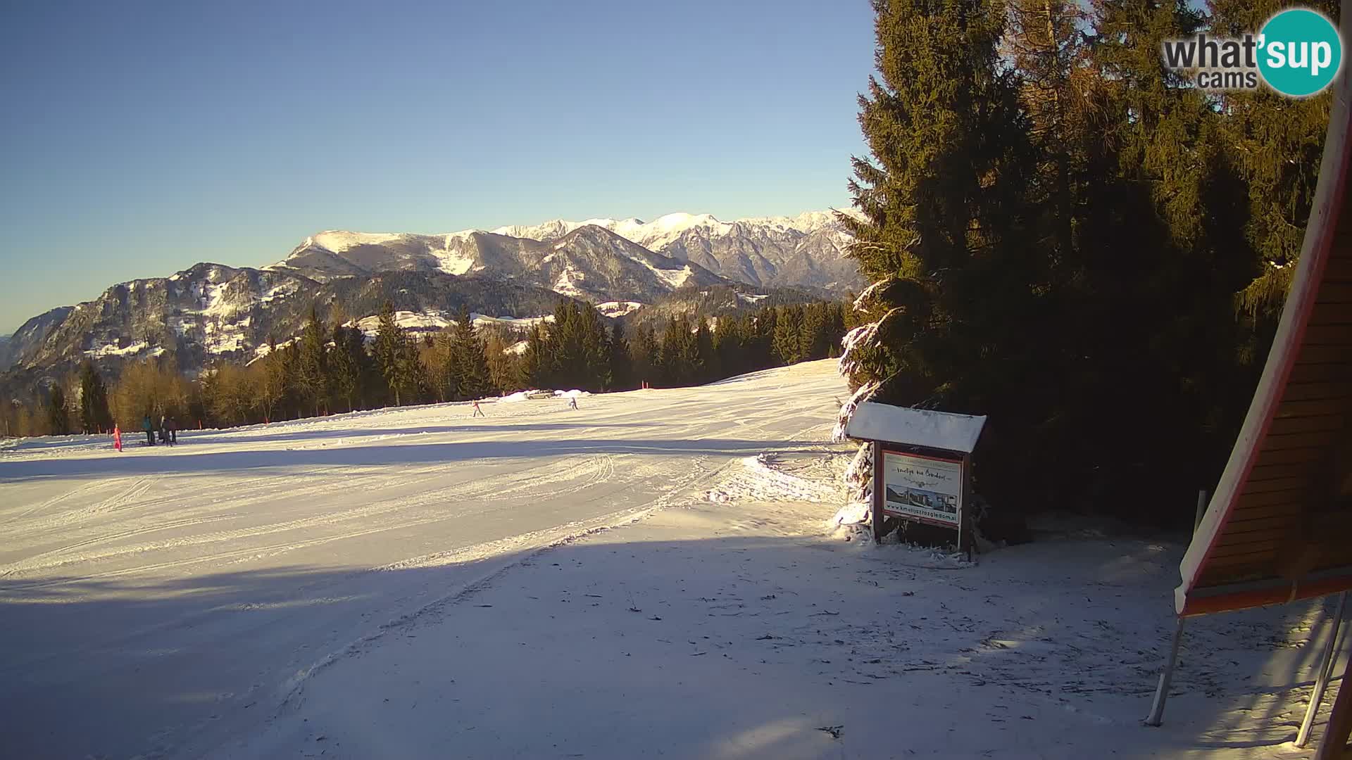 Škola skijanja Novinar – webcam skijalište Cerkno – Slovenija