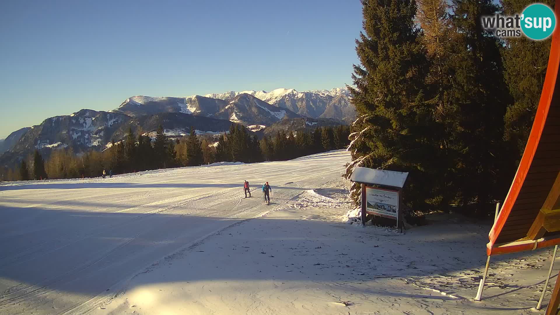 École de ski Novinar – webcam station de ski Cerkno – Slovénie