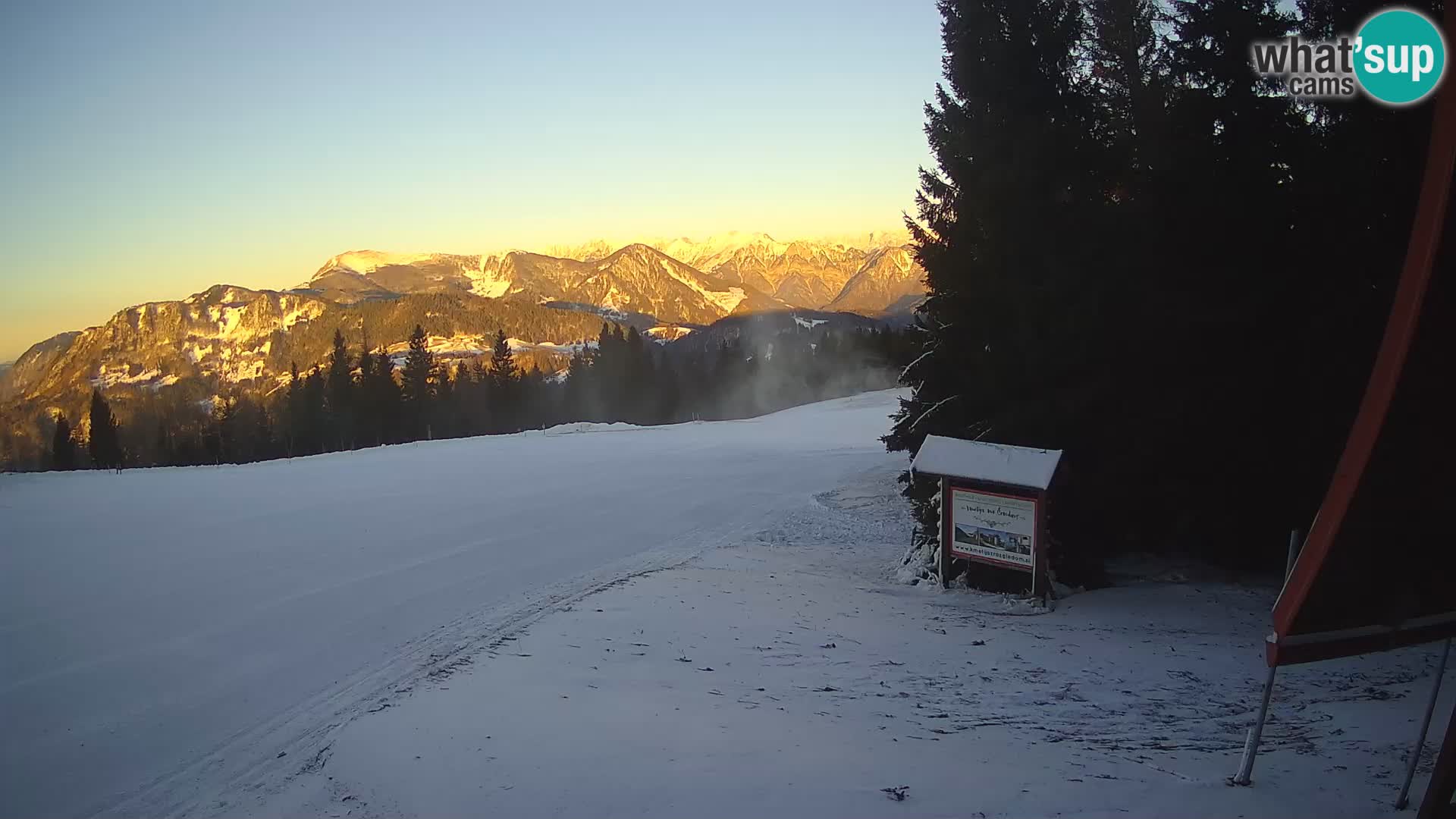 École de ski Novinar – webcam station de ski Cerkno – Slovénie