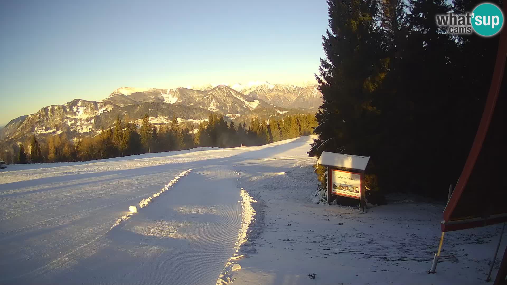 École de ski Novinar – webcam station de ski Cerkno – Slovénie