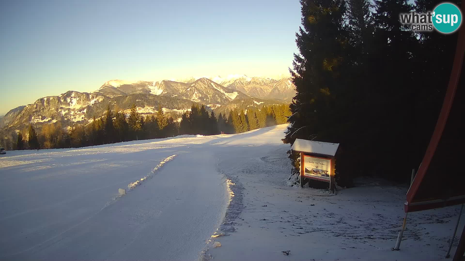 École de ski Novinar – webcam station de ski Cerkno – Slovénie