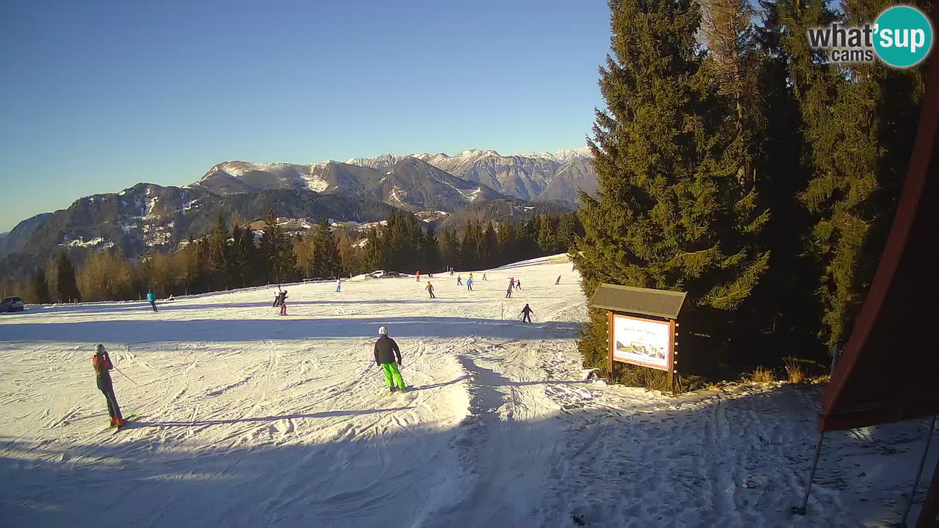 École de ski Novinar – webcam station de ski Cerkno – Slovénie