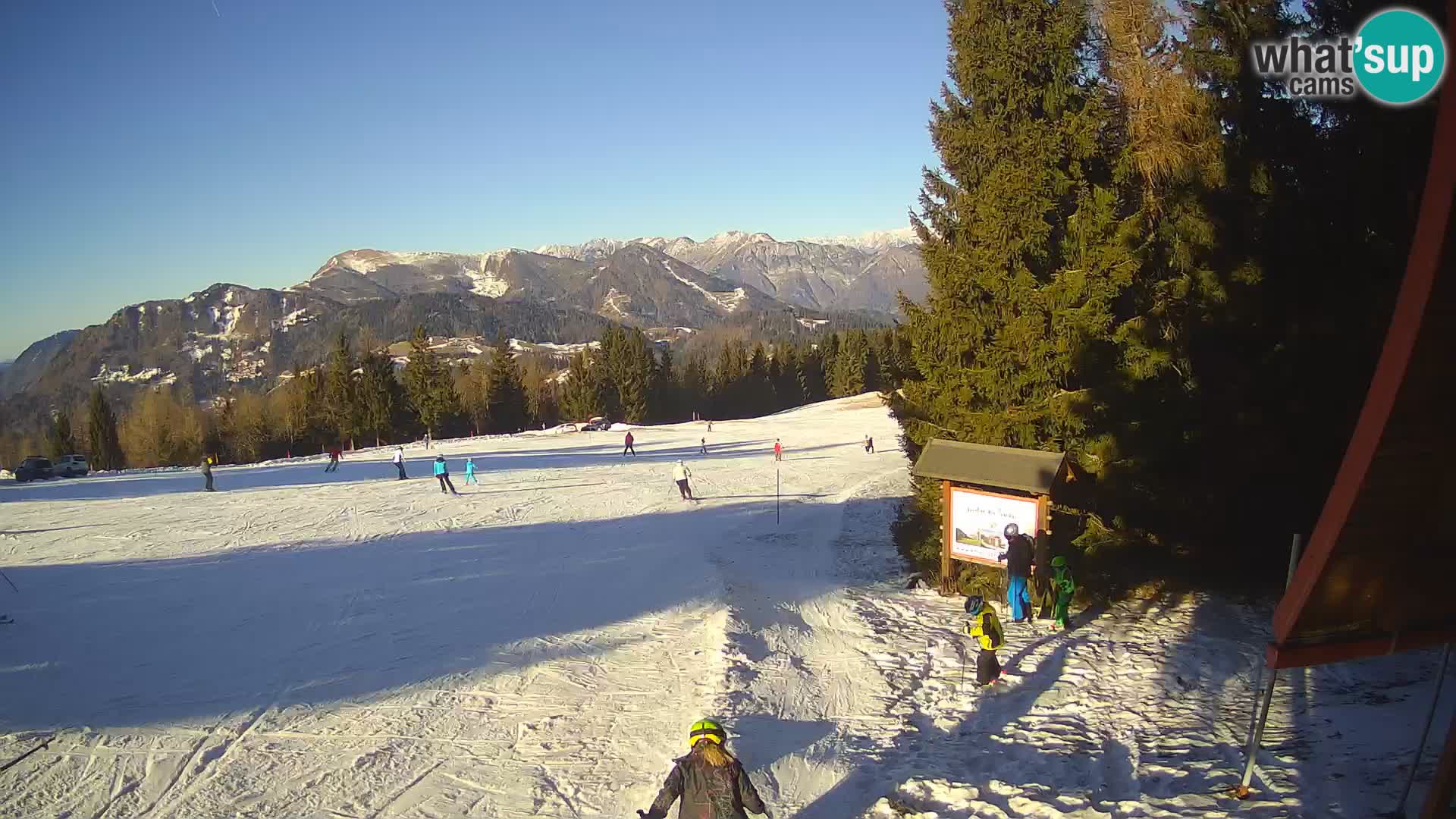 Škola skijanja Novinar – webcam skijalište Cerkno – Slovenija