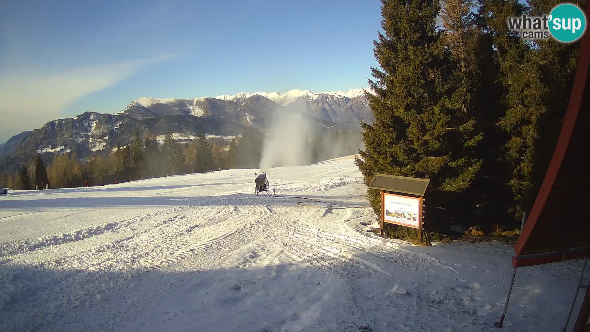 École de ski Novinar – webcam station de ski Cerkno – Slovénie