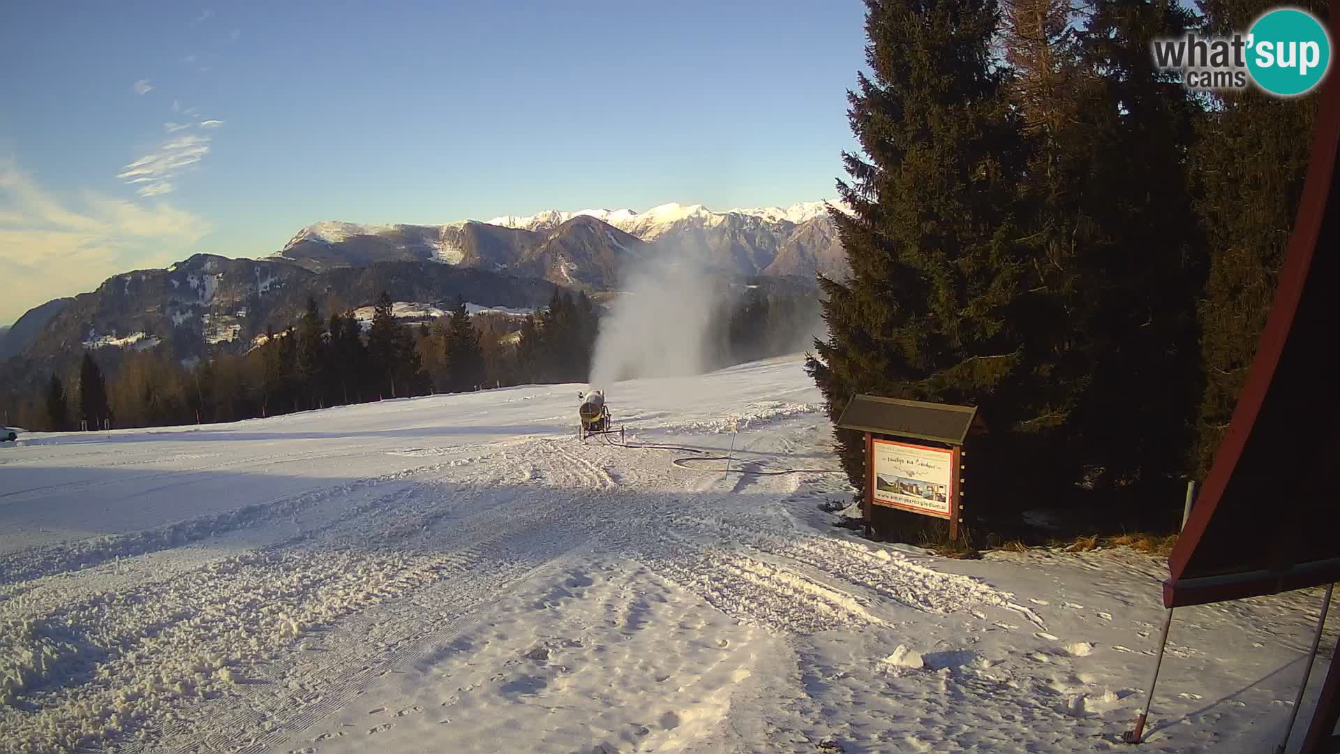 École de ski Novinar – webcam station de ski Cerkno – Slovénie