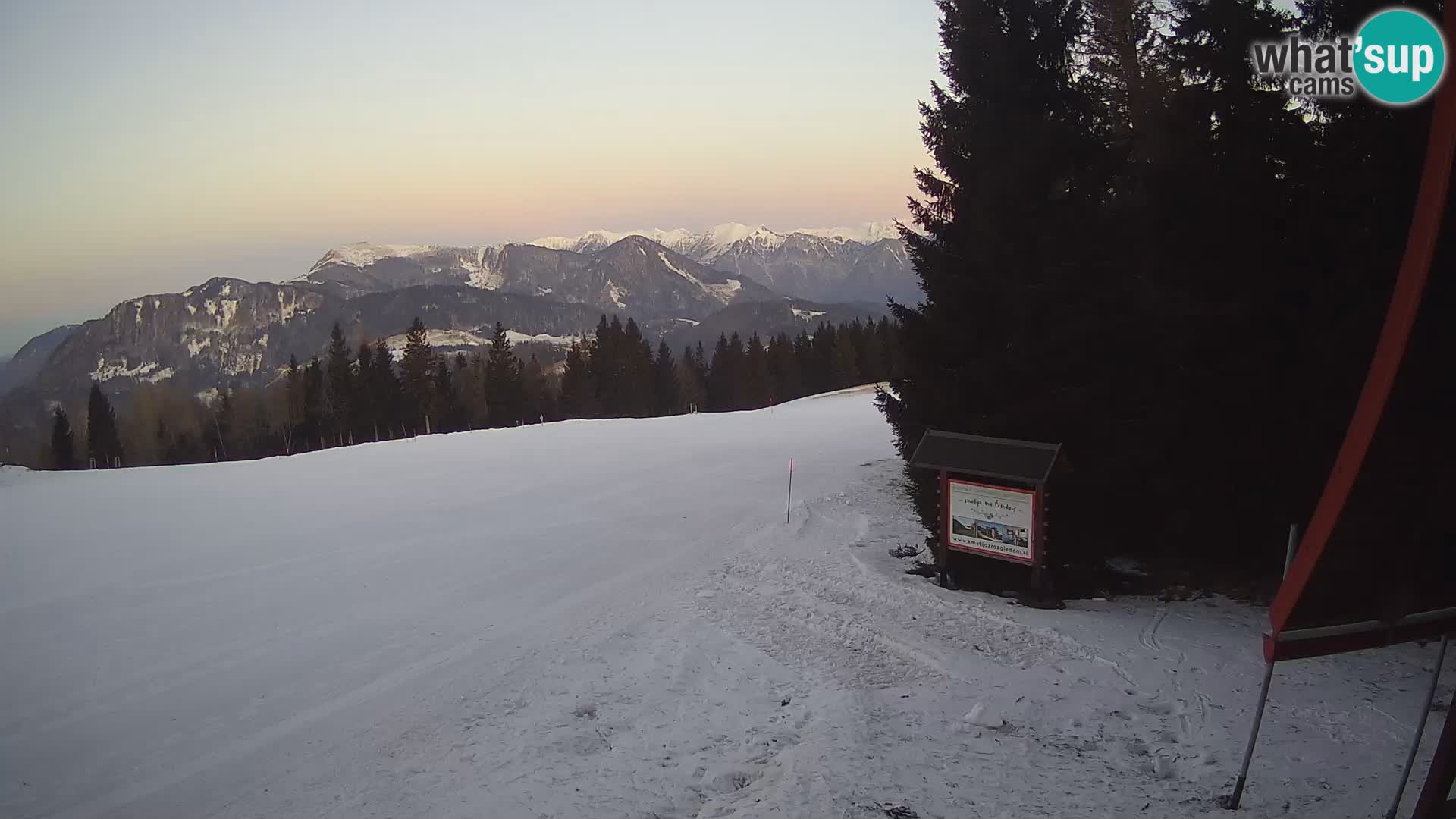 Škola skijanja Novinar – webcam skijalište Cerkno – Slovenija