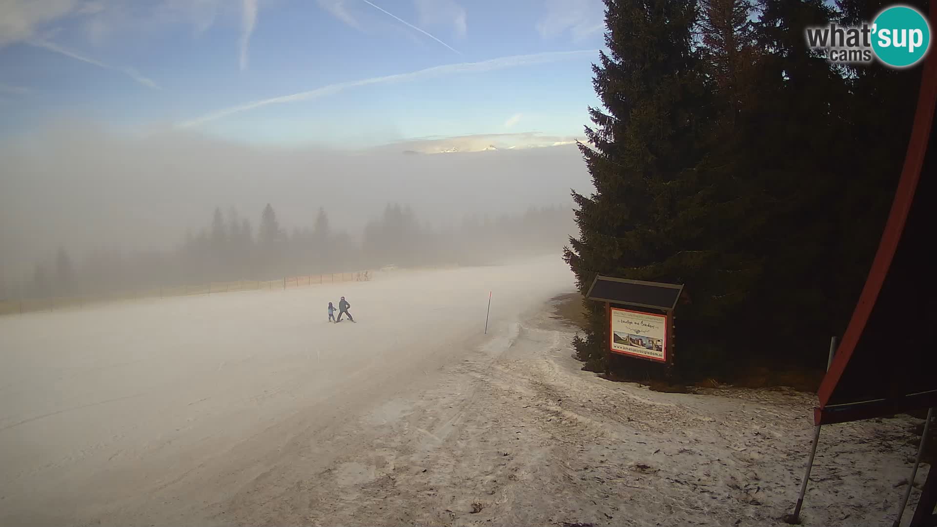 Smučarska šola Novinar – spletna kamera smučišče Cerkno