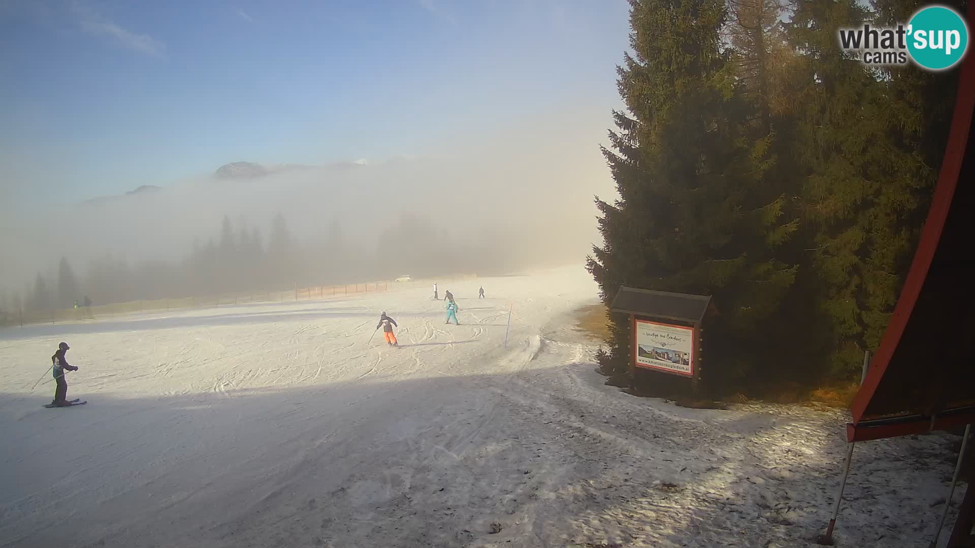 Smučarska šola Novinar – spletna kamera smučišče Cerkno