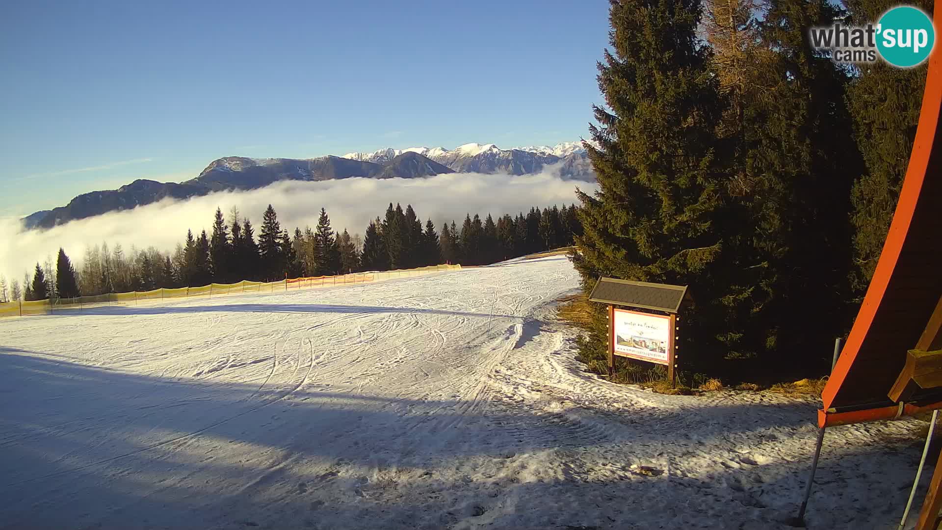 École de ski Novinar – webcam station de ski Cerkno – Slovénie