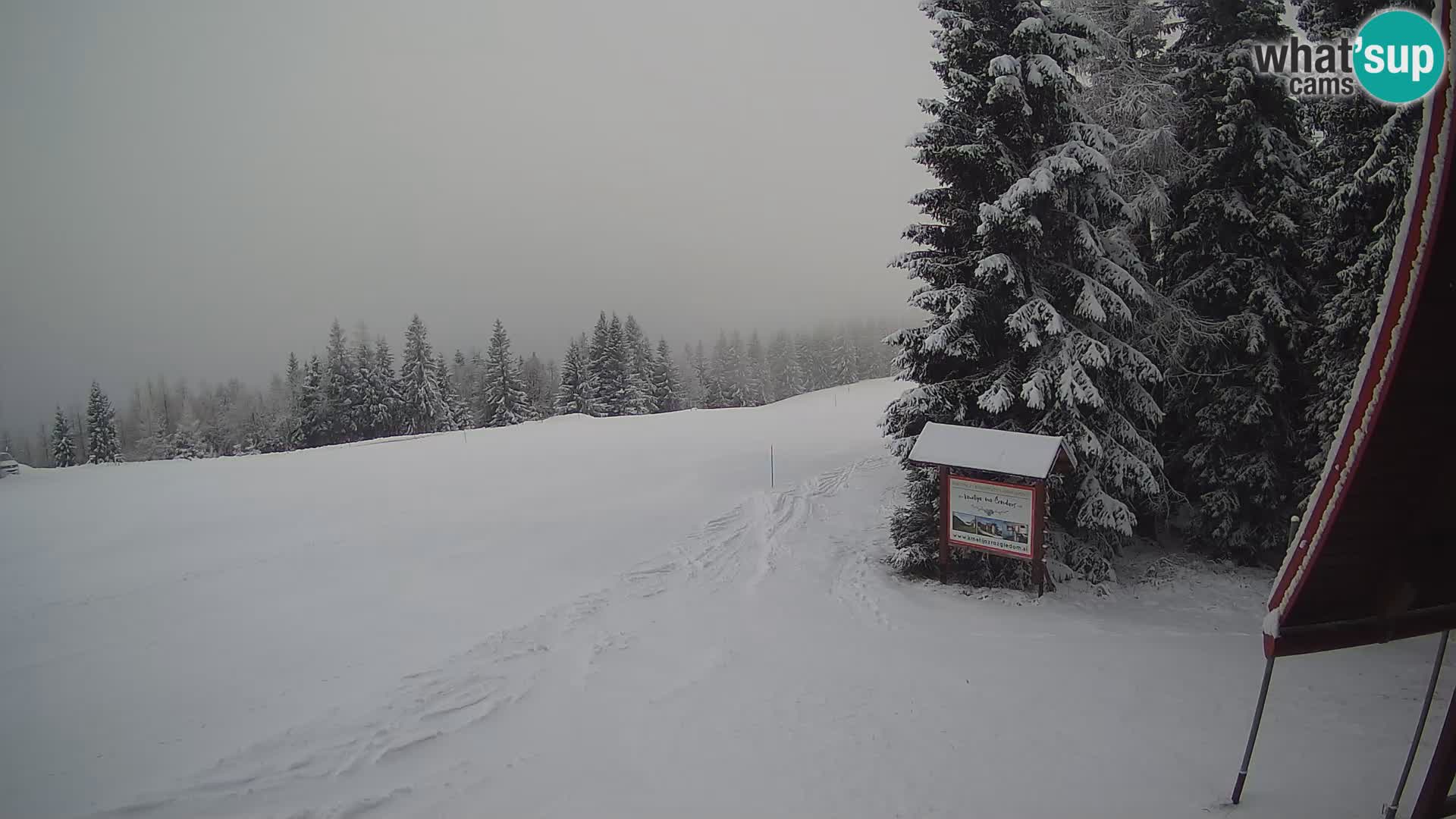 Škola skijanja Novinar – webcam skijalište Cerkno – Slovenija