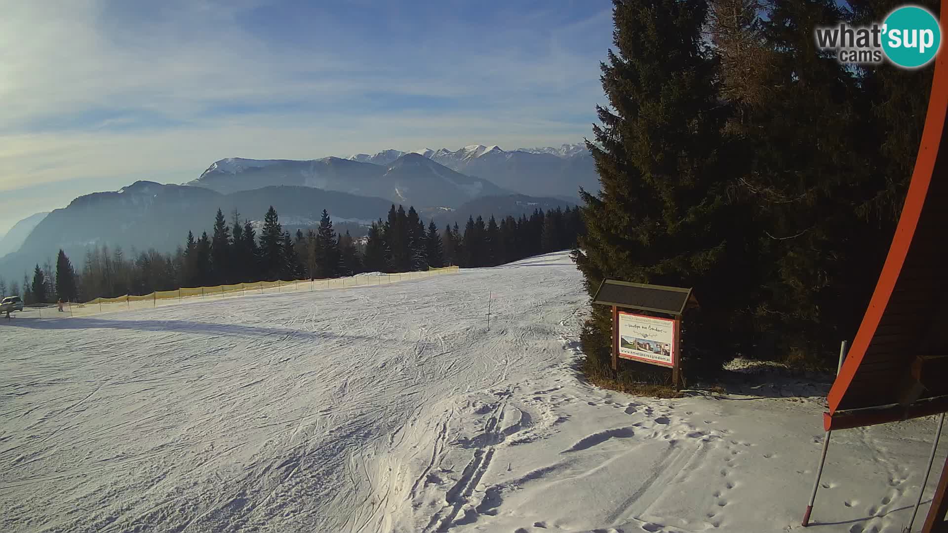 Škola skijanja Novinar – webcam skijalište Cerkno – Slovenija