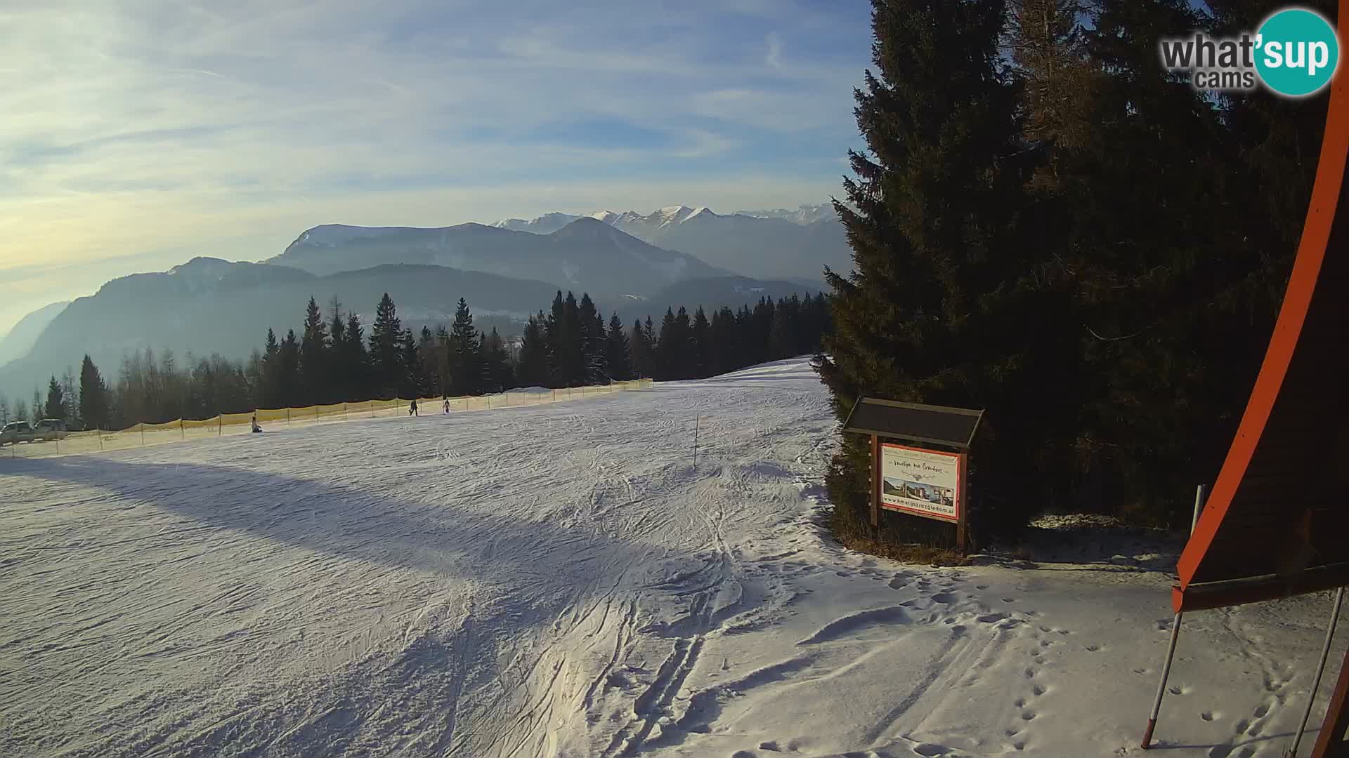 Škola skijanja Novinar – webcam skijalište Cerkno – Slovenija