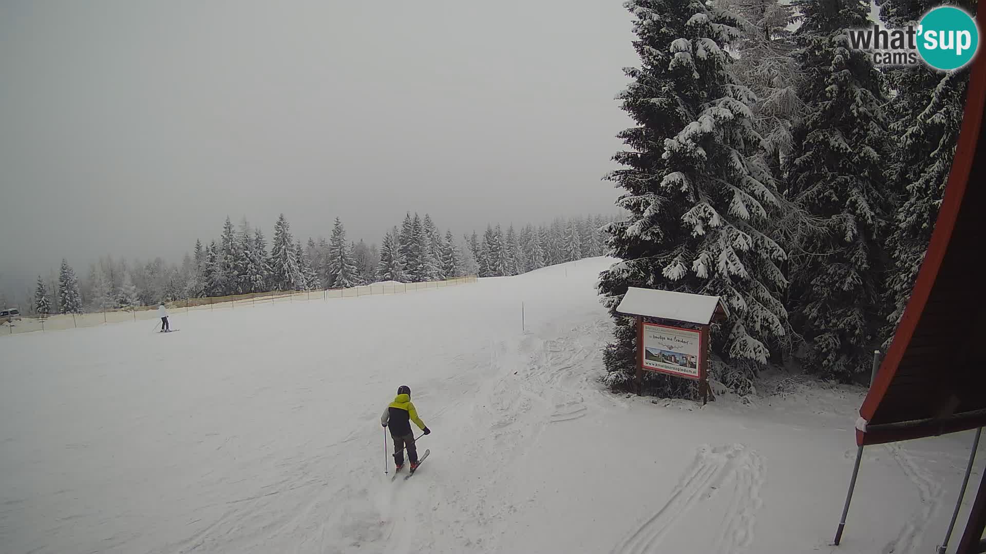 Škola skijanja Novinar – webcam skijalište Cerkno – Slovenija