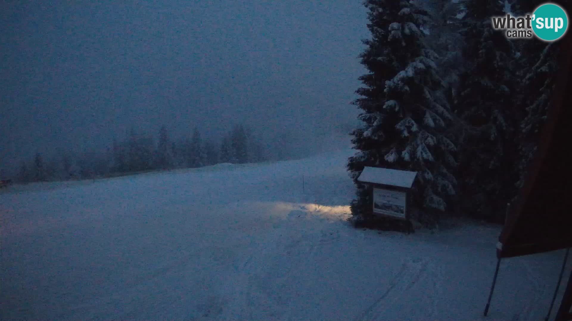 Škola skijanja Novinar – webcam skijalište Cerkno – Slovenija