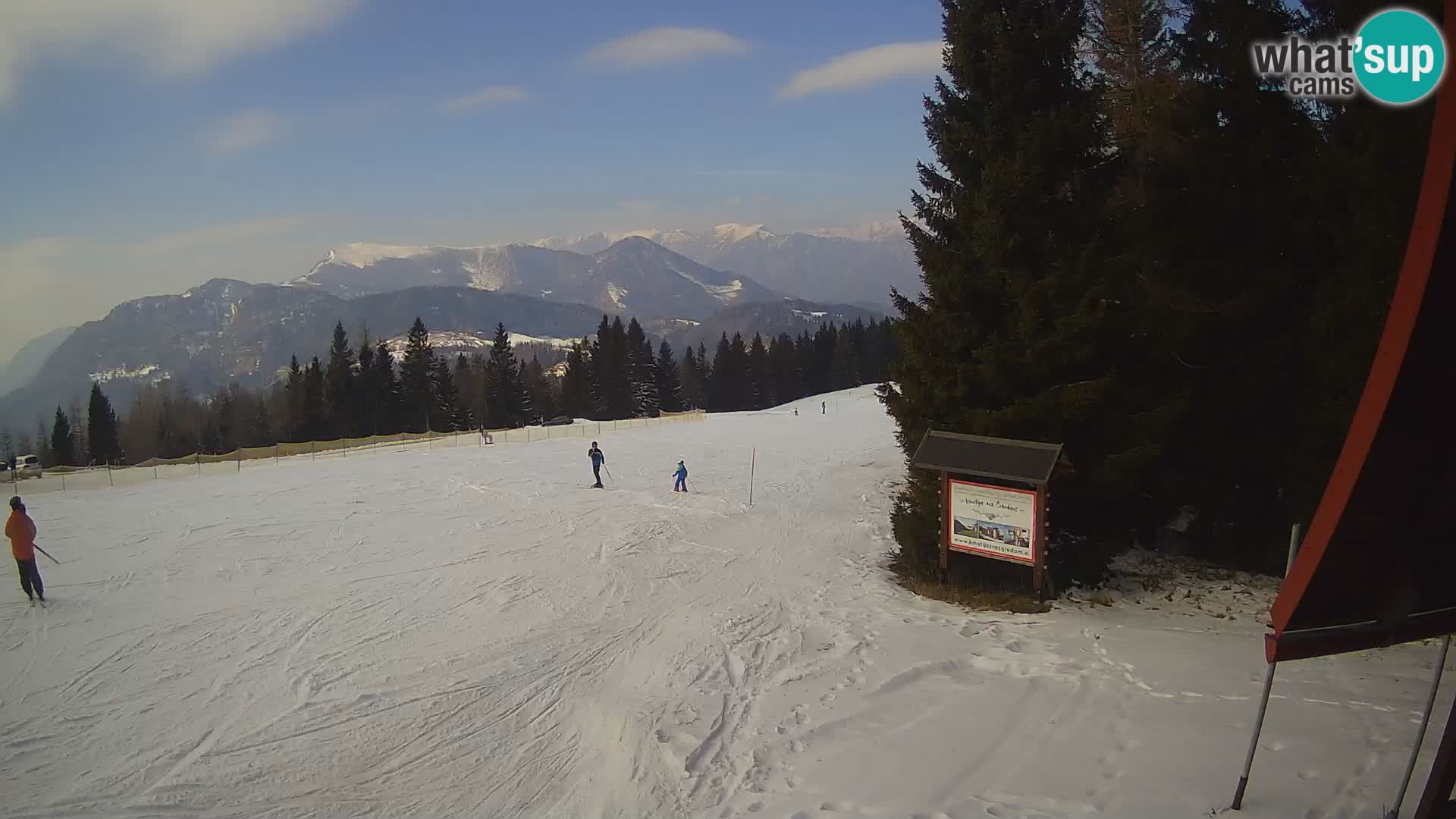 Smučarska šola Novinar – spletna kamera smučišče Cerkno