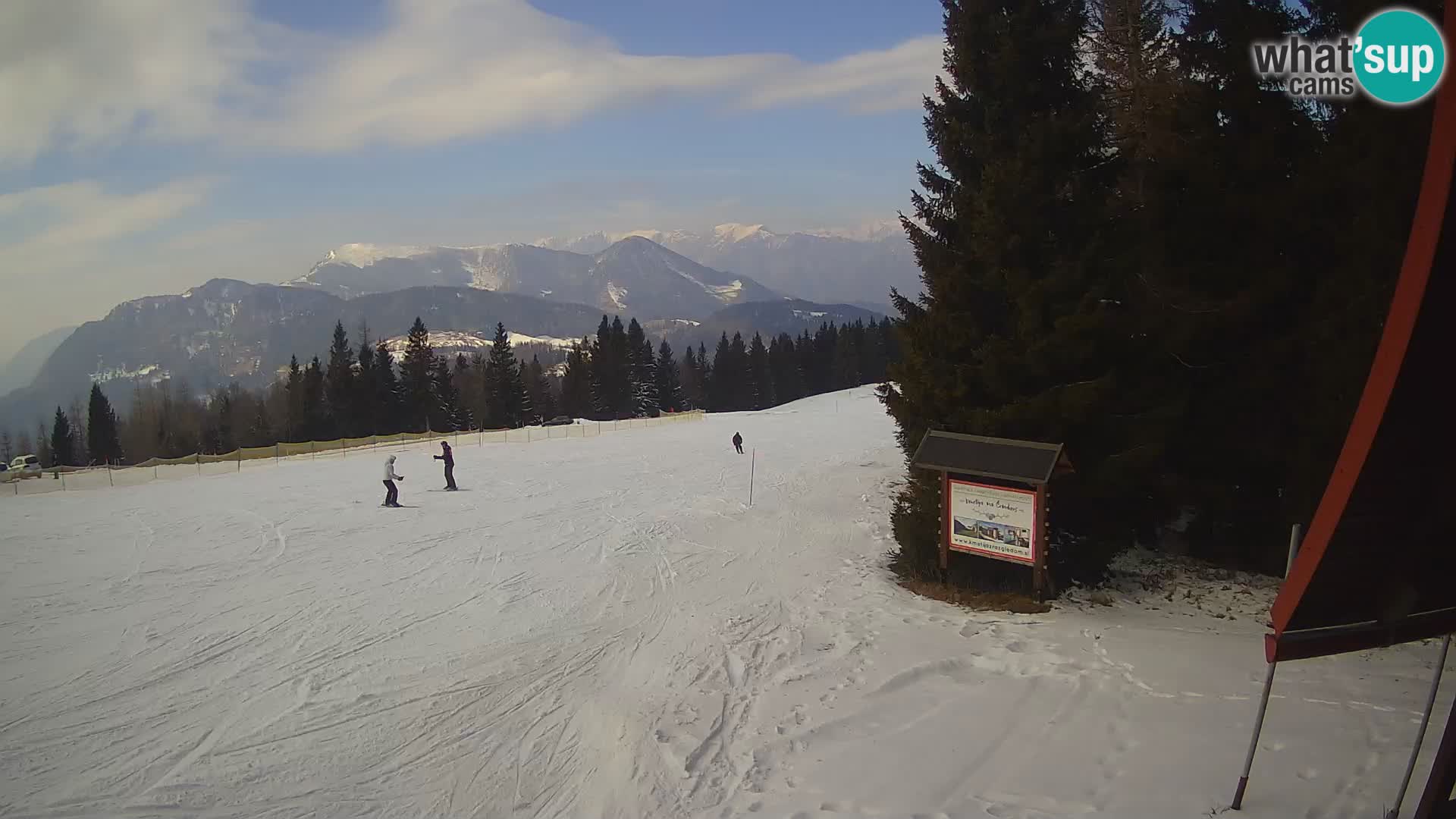 Škola skijanja Novinar – webcam skijalište Cerkno – Slovenija