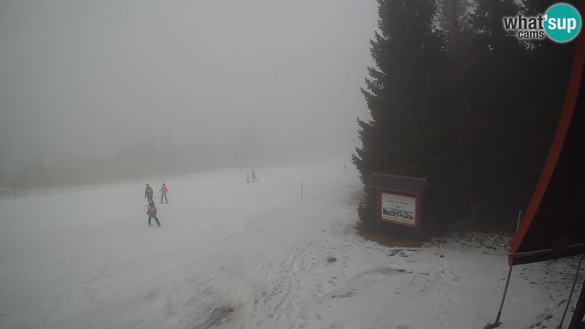 Škola skijanja Novinar – webcam skijalište Cerkno – Slovenija