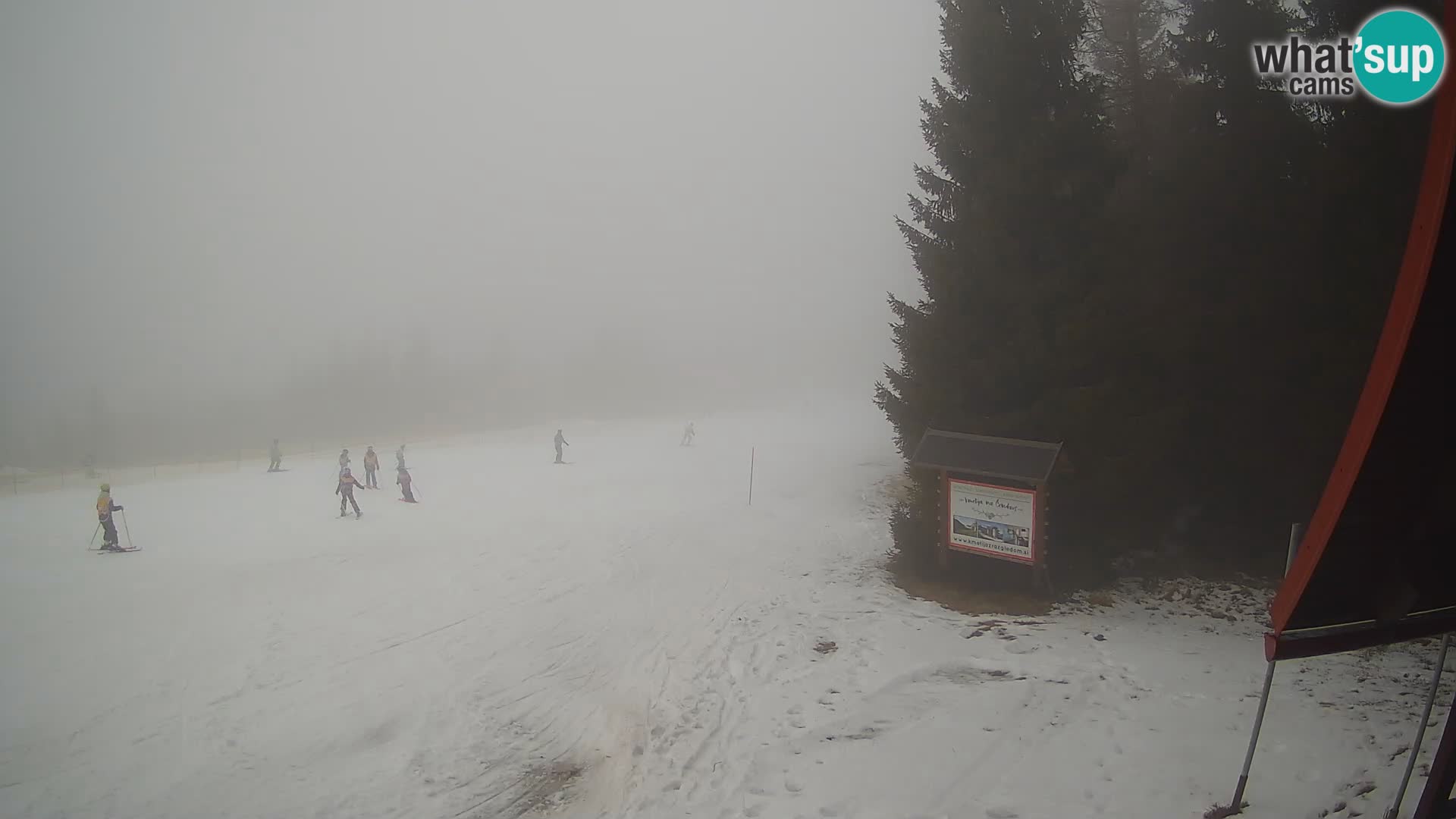 Škola skijanja Novinar – webcam skijalište Cerkno – Slovenija