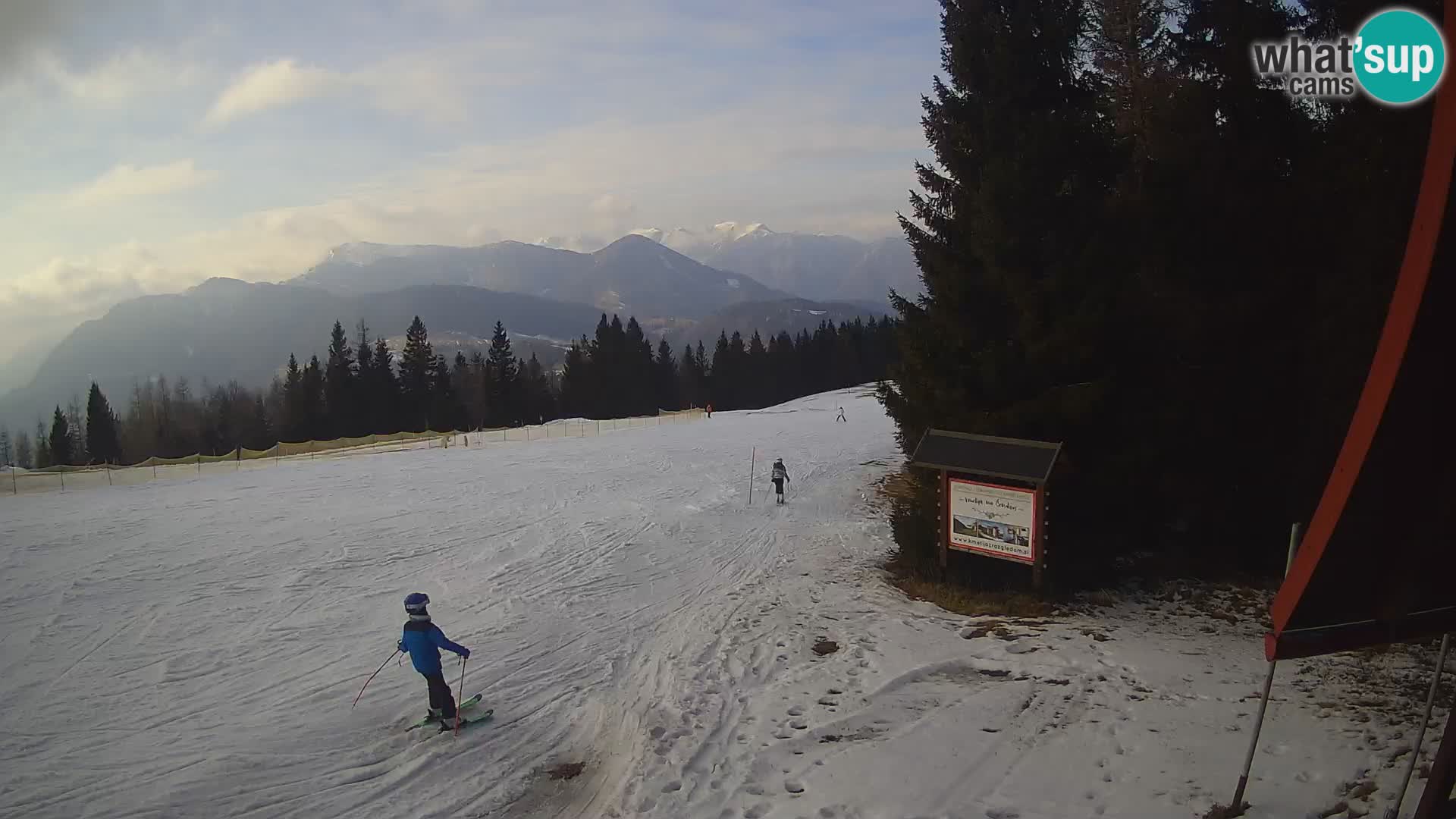 Škola skijanja Novinar – webcam skijalište Cerkno – Slovenija