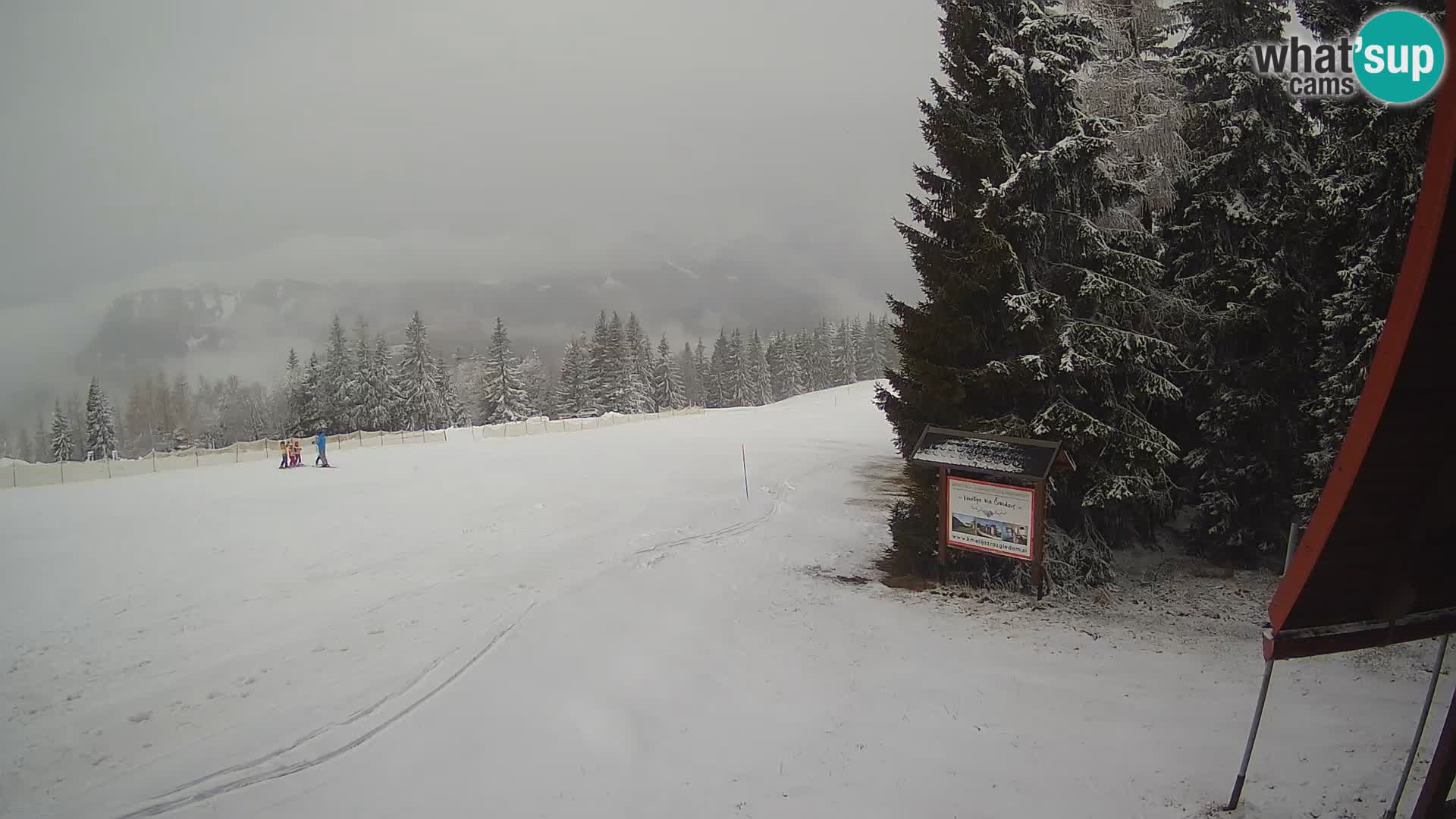 Škola skijanja Novinar – webcam skijalište Cerkno – Slovenija