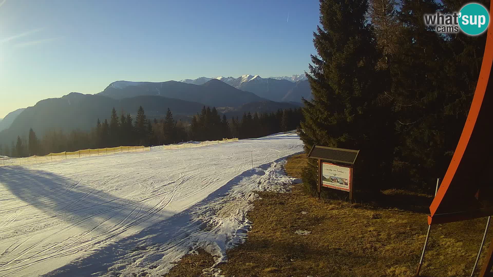 Škola skijanja Novinar – webcam skijalište Cerkno – Slovenija