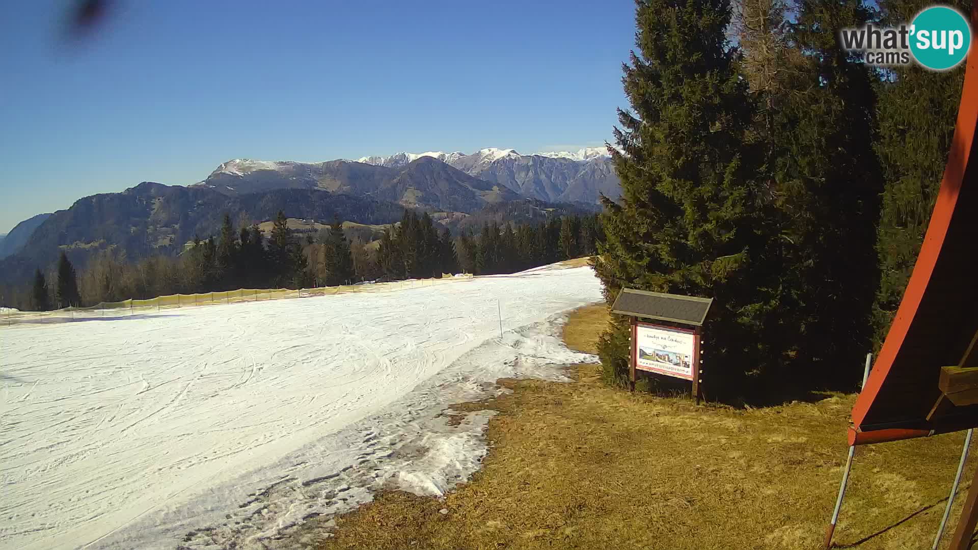 Škola skijanja Novinar – webcam skijalište Cerkno – Slovenija