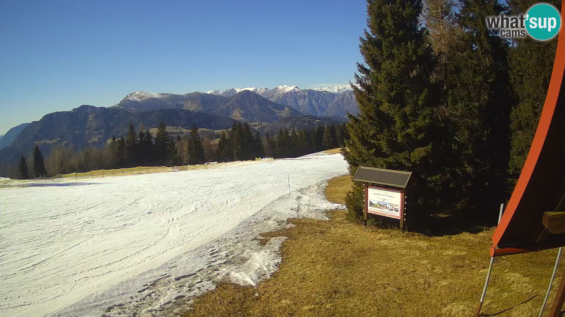 Škola skijanja Novinar – webcam skijalište Cerkno – Slovenija