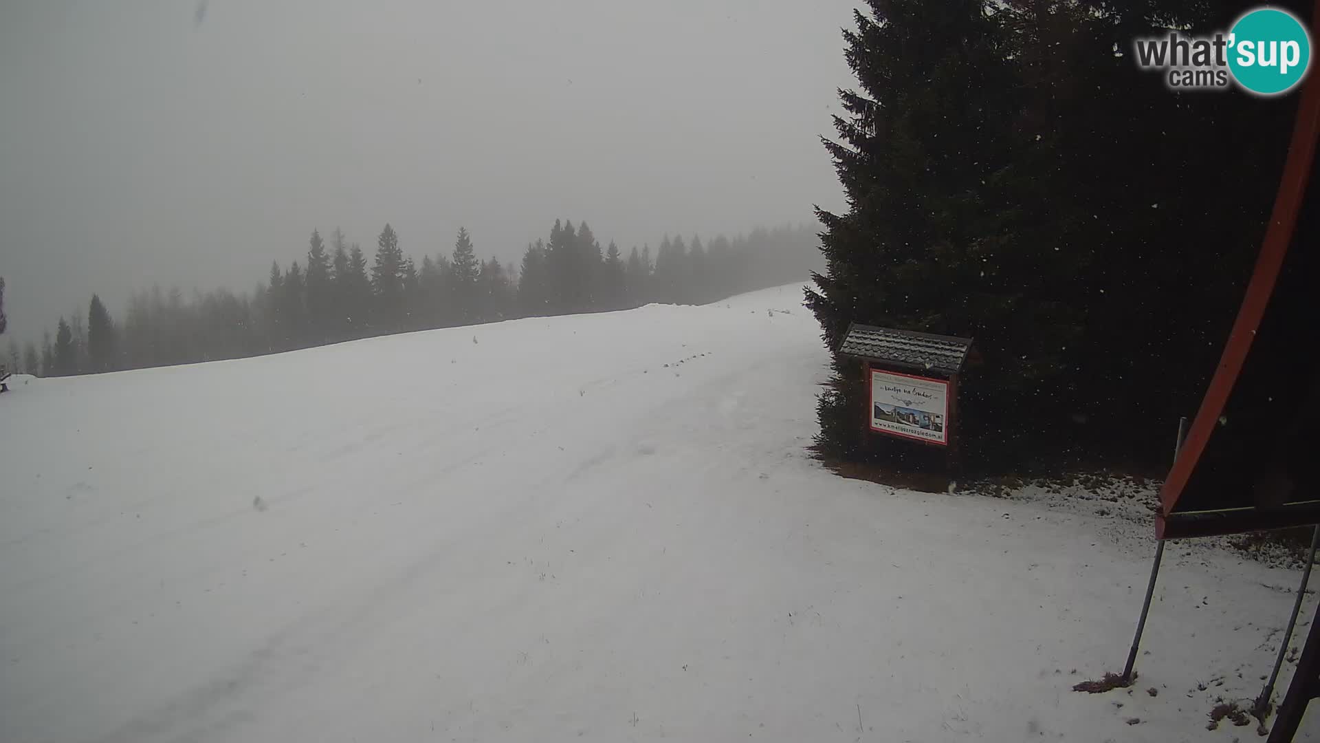 Smučarska šola Novinar – spletna kamera smučišče Cerkno