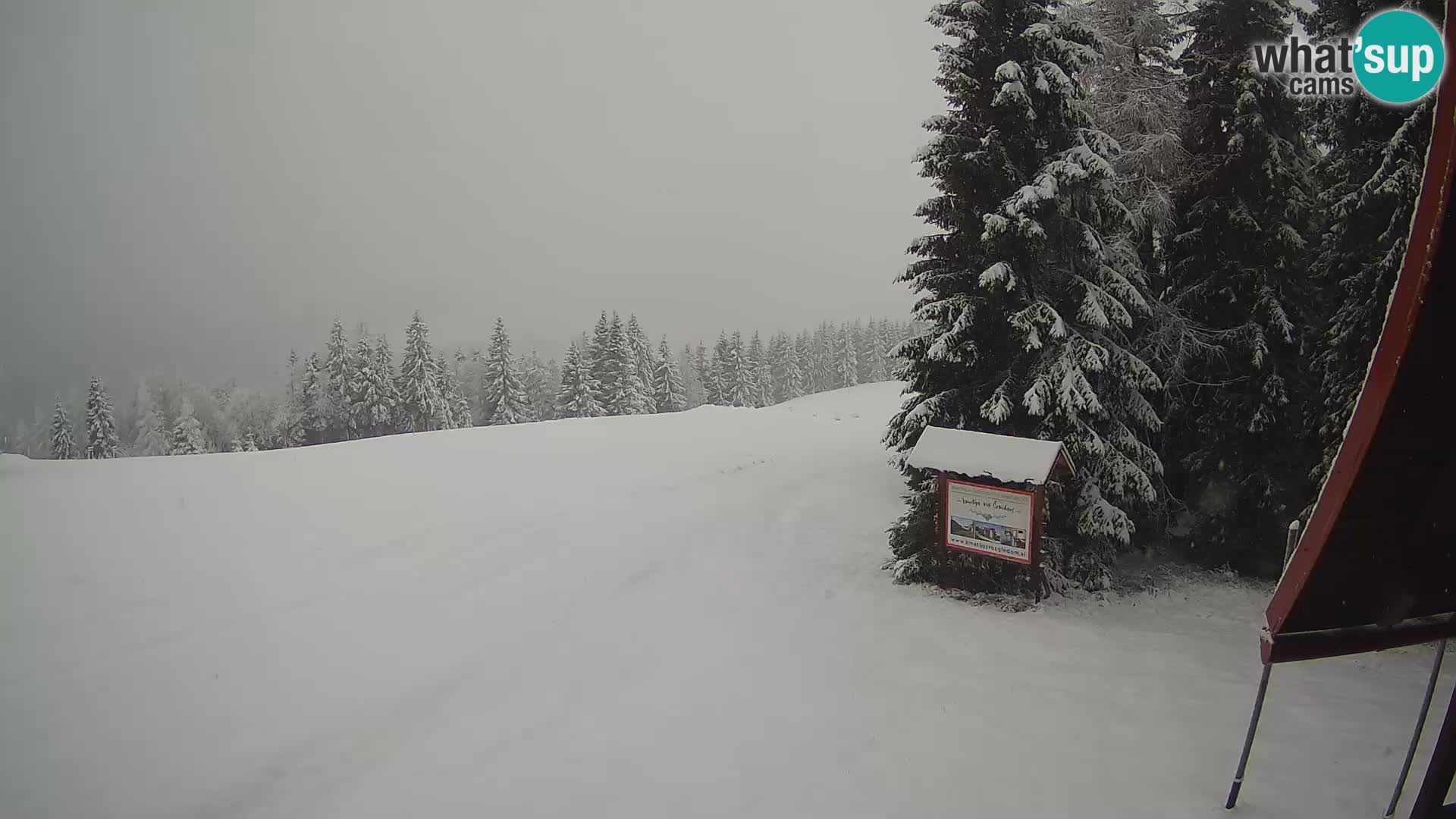 Škola skijanja Novinar – webcam skijalište Cerkno – Slovenija