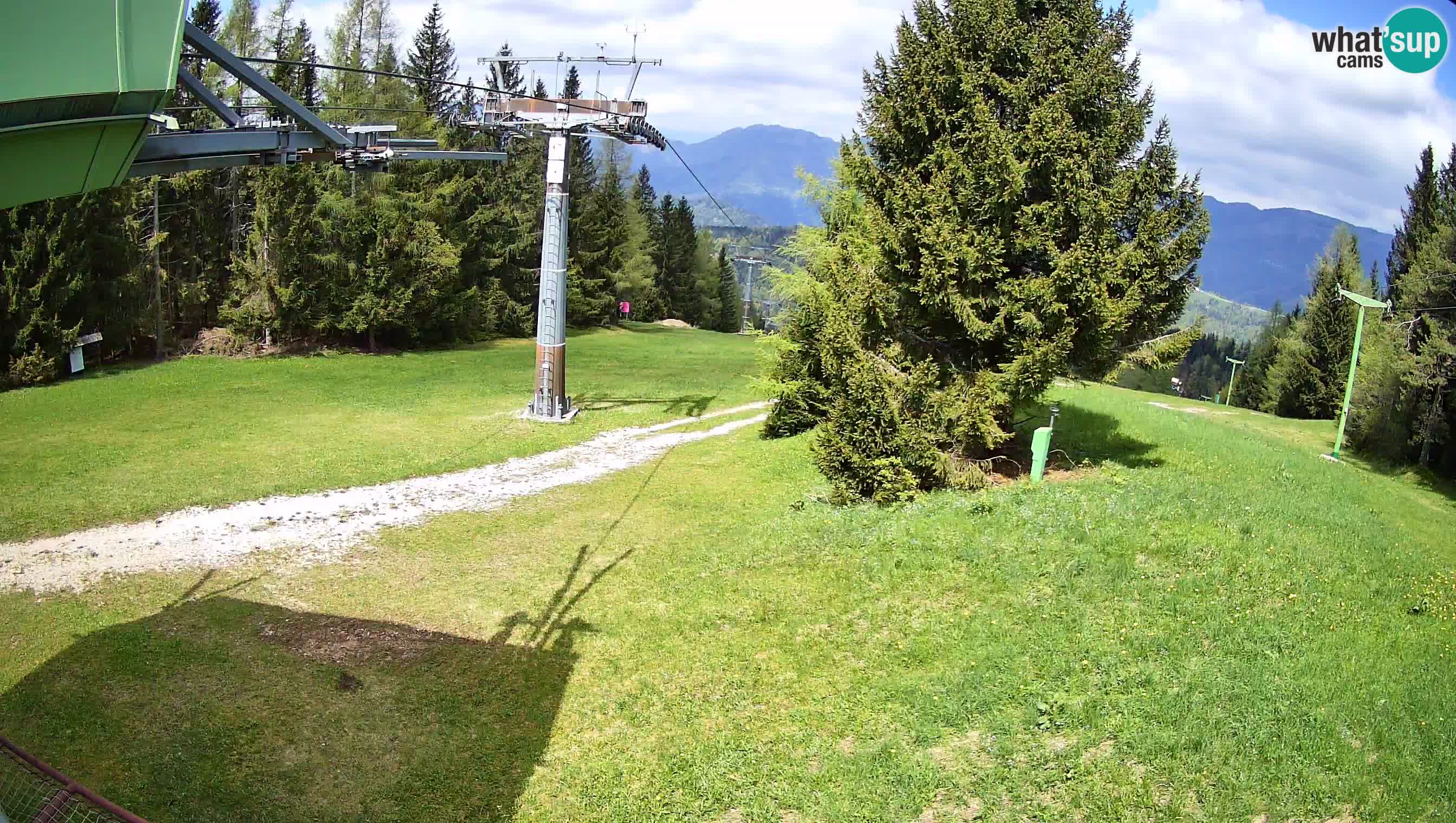 Centre de ski de Cerkno webcam Lom – Slovénie
