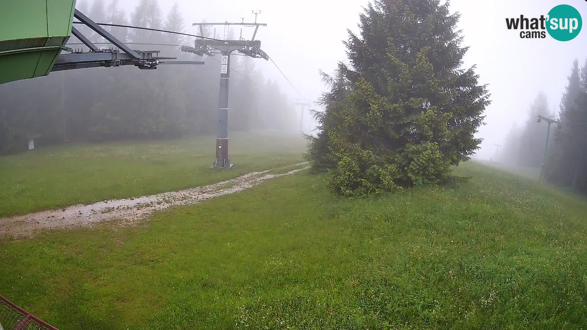 Centre de ski de Cerkno webcam Lom – Slovénie