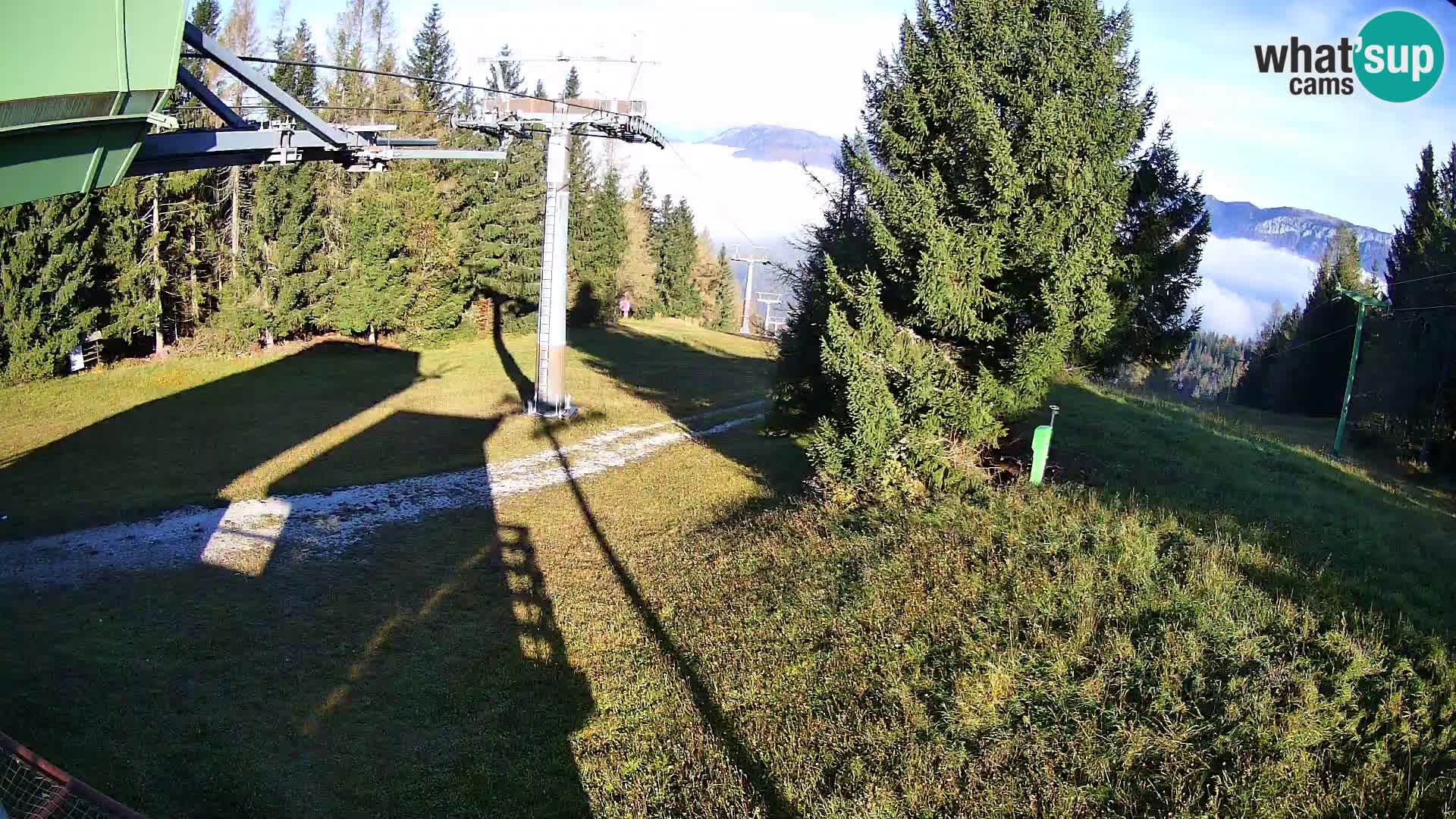 Centre de ski de Cerkno webcam Lom – Slovénie