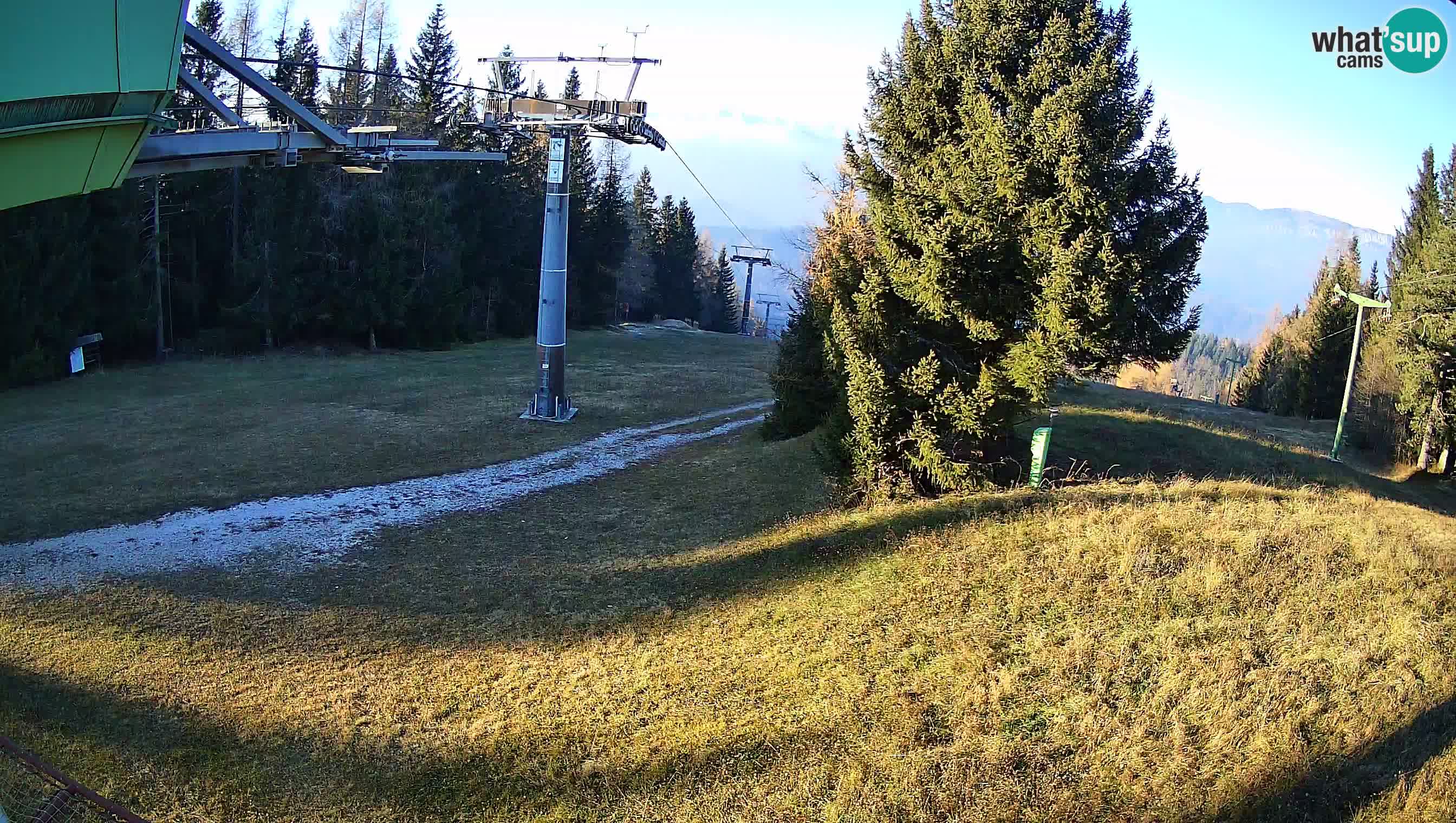 Smušišče Cerkno spletna kamera Lom zgornja proga