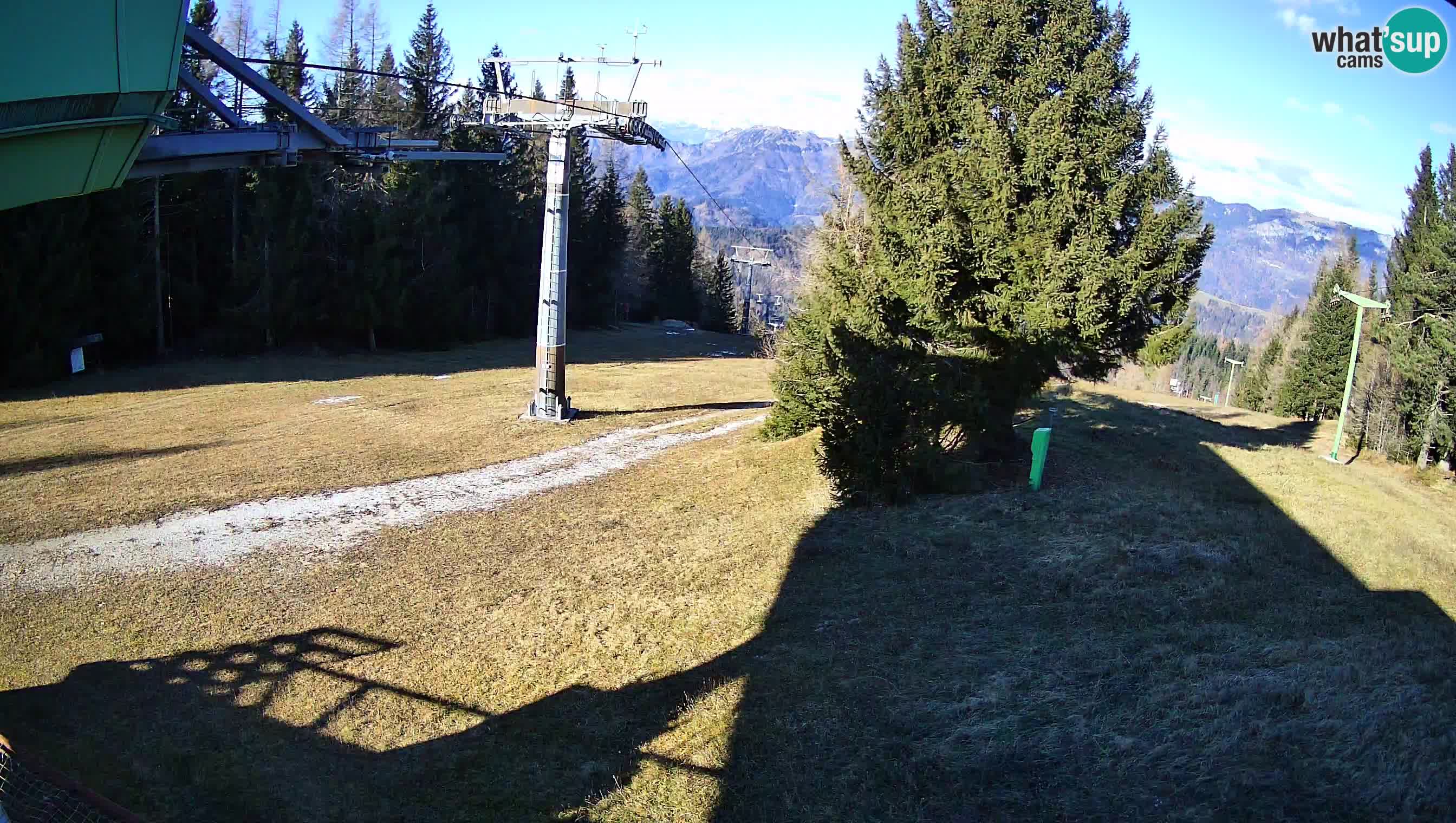 Smušišče Cerkno spletna kamera Lom zgornja proga