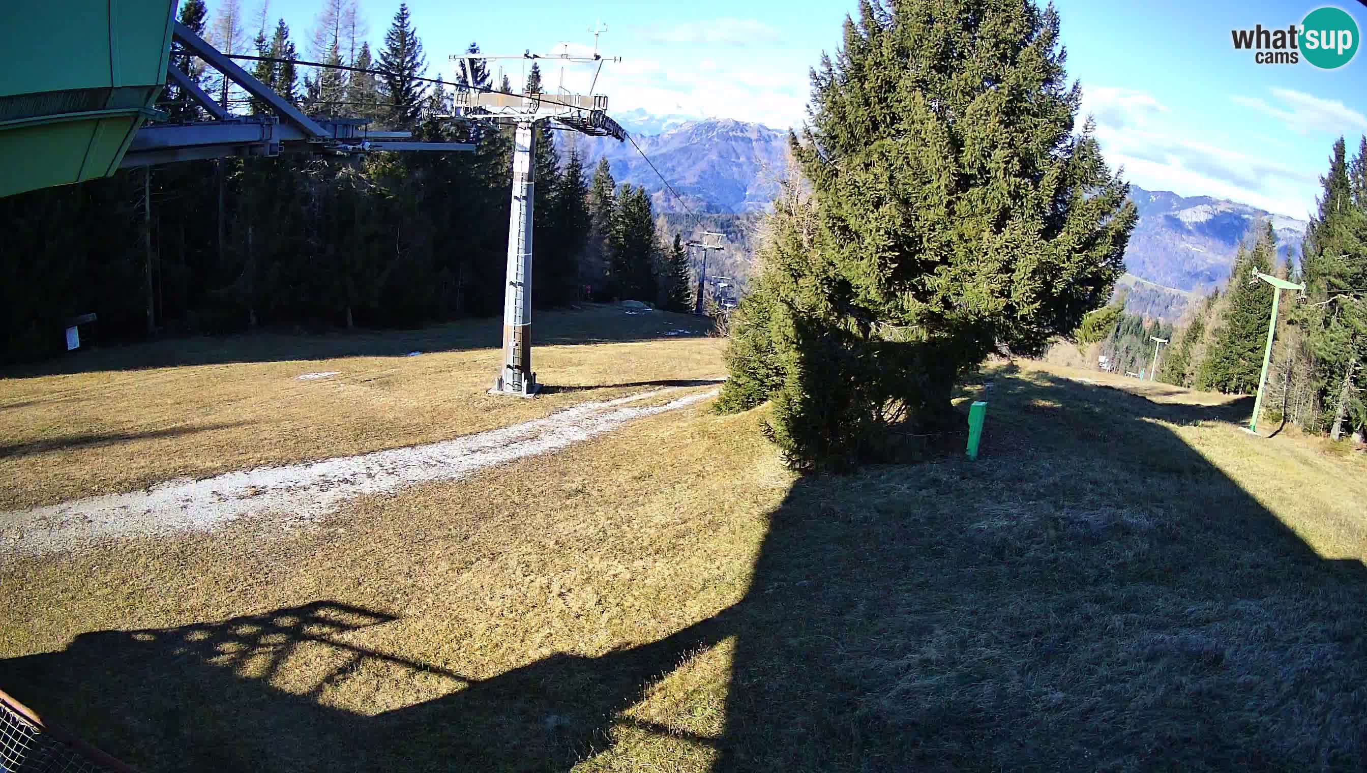 Smušišče Cerkno spletna kamera Lom zgornja proga