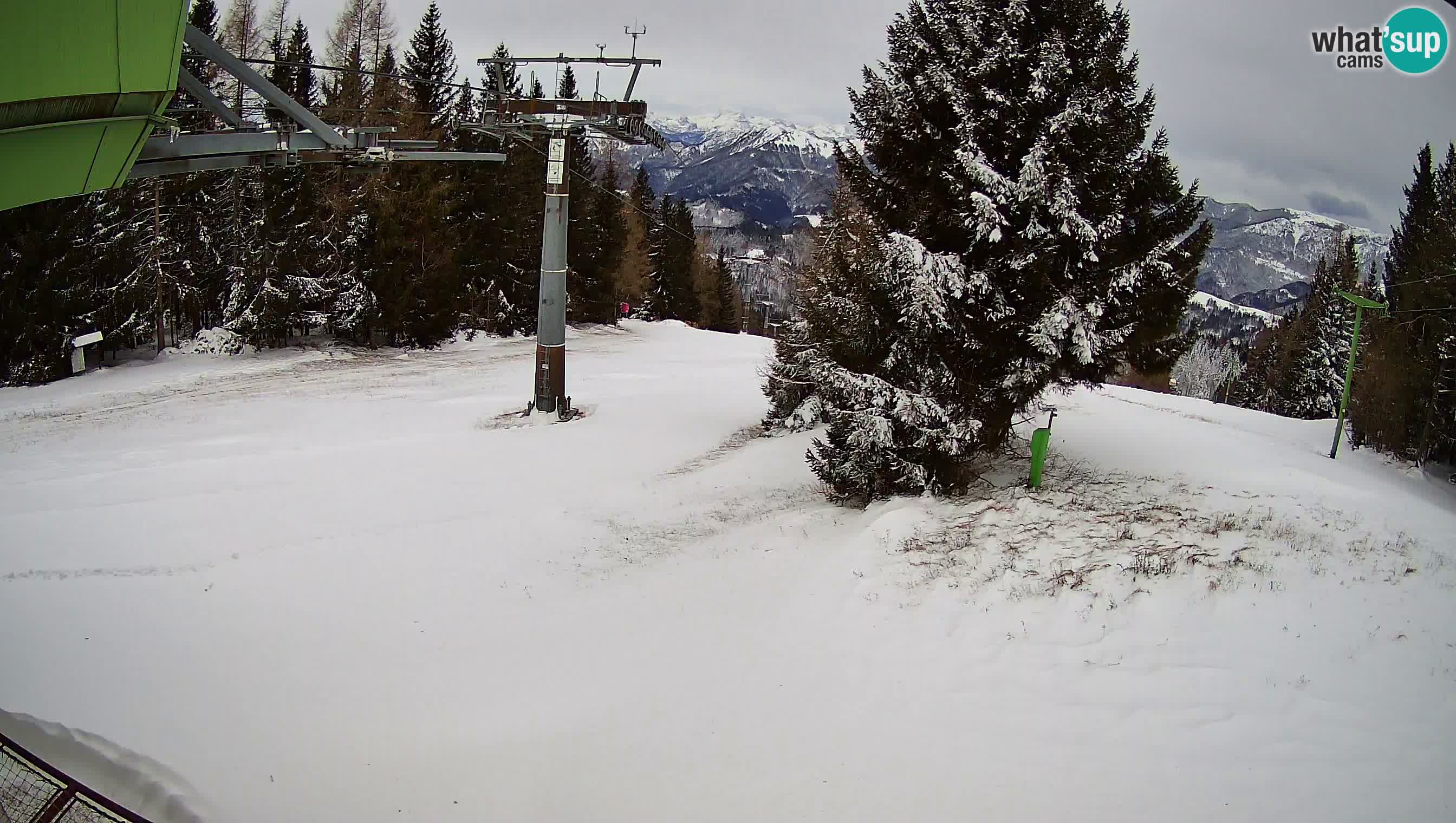 Centre de ski de Cerkno webcam Lom – Slovénie