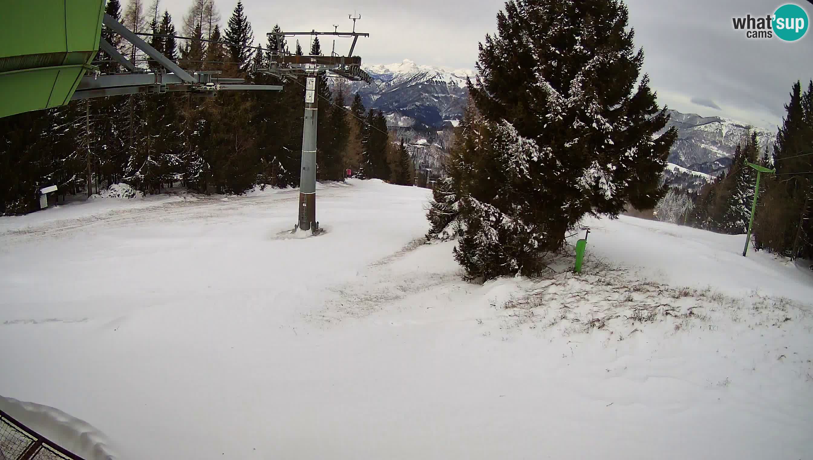 Centre de ski de Cerkno webcam Lom – Slovénie