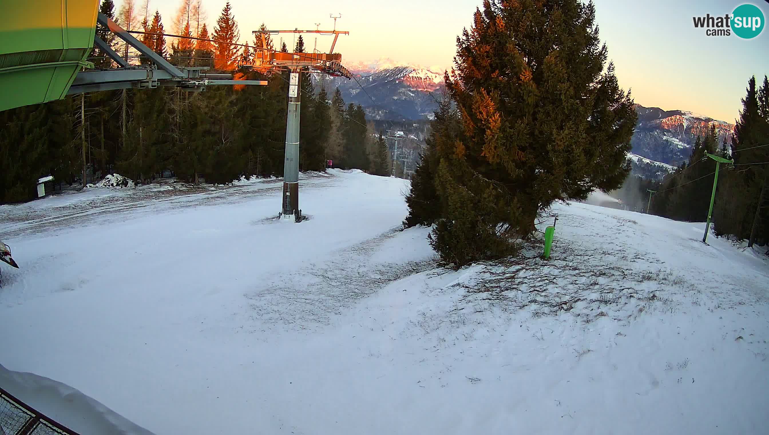 Centre de ski de Cerkno webcam Lom – Slovénie